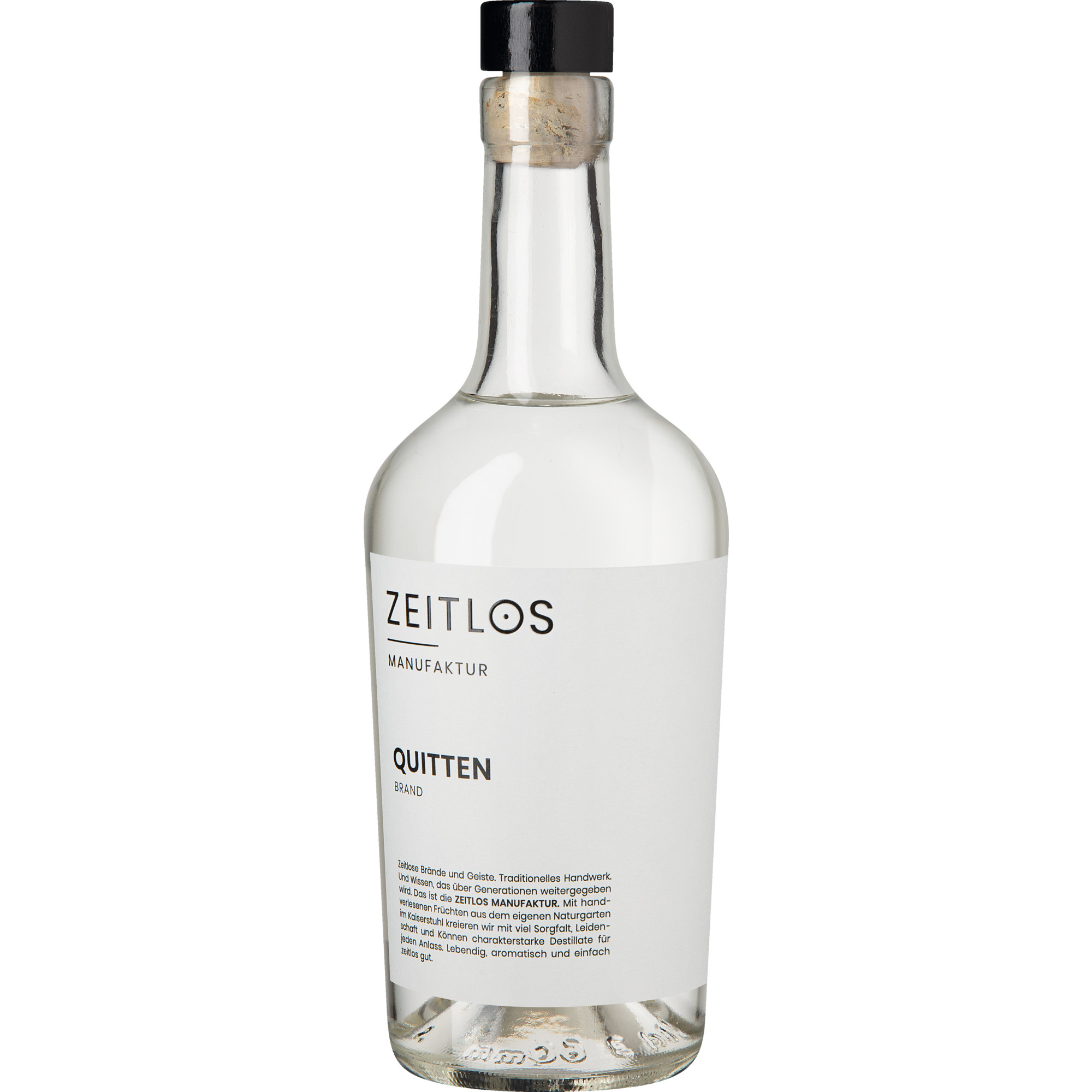 Zeitlos Quittenbrand, 42 % vol. 0,5 L, Spirituosen