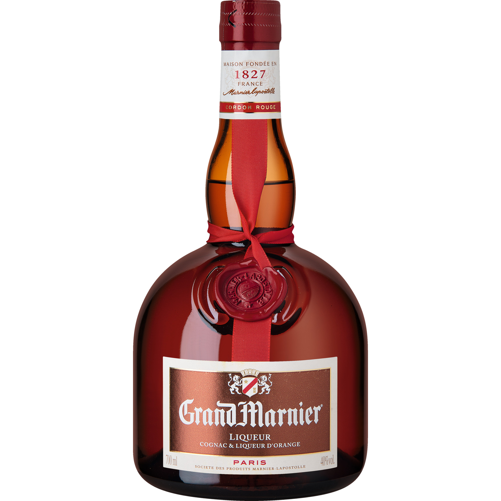 Grand Marnier Cordon Rouge, Cognac & Liqueur D' Orange 0,7 L, 40% Vol., Spirituosen