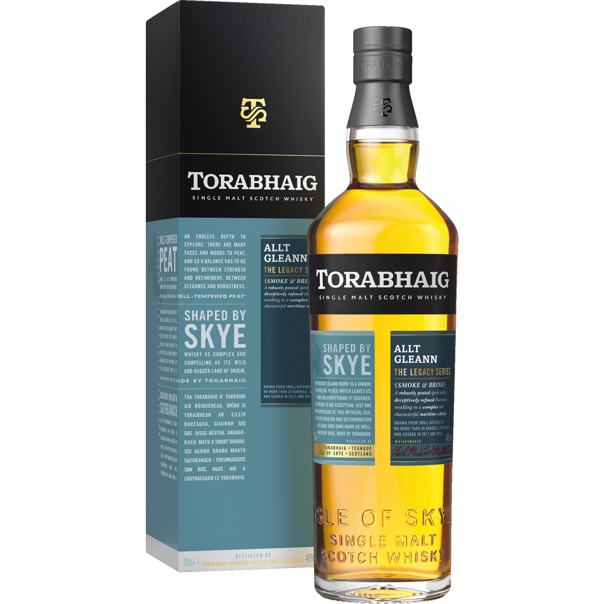 Torabhaig The Legacy Series Allt Gleann, Single Malt Scotch Whisky, 0,7 L, 46% Vol., Schottland, Spirituosen