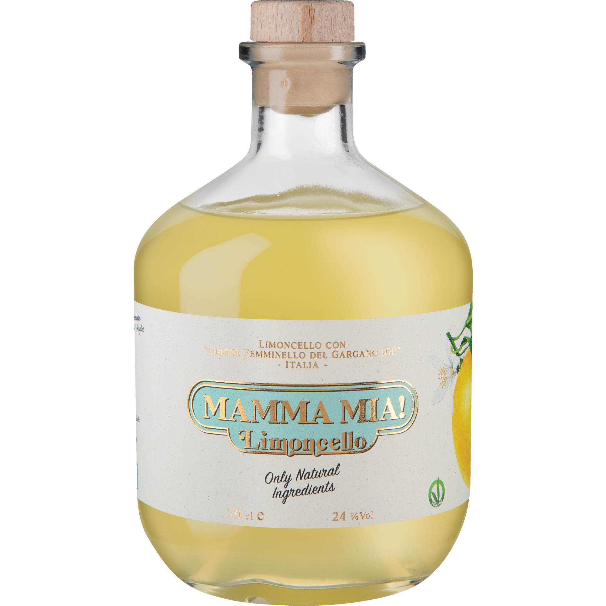 Mamma Mia! Limoncello, 0,7 L, 24% Vol., Spirituosen