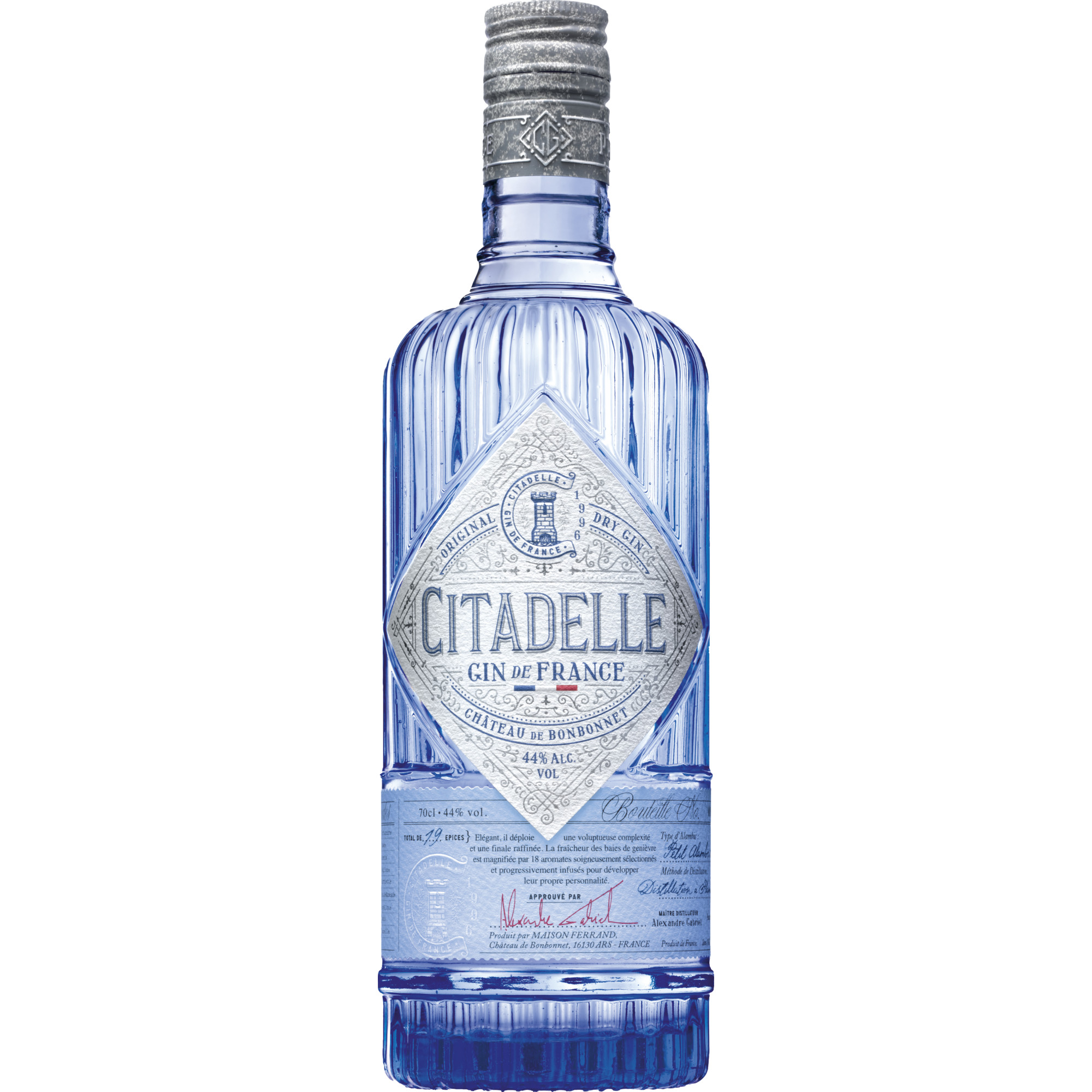 Citadelle Gin Original, Frankreich, 0,7 L, 44% Vol., Cognac, Spirituosen