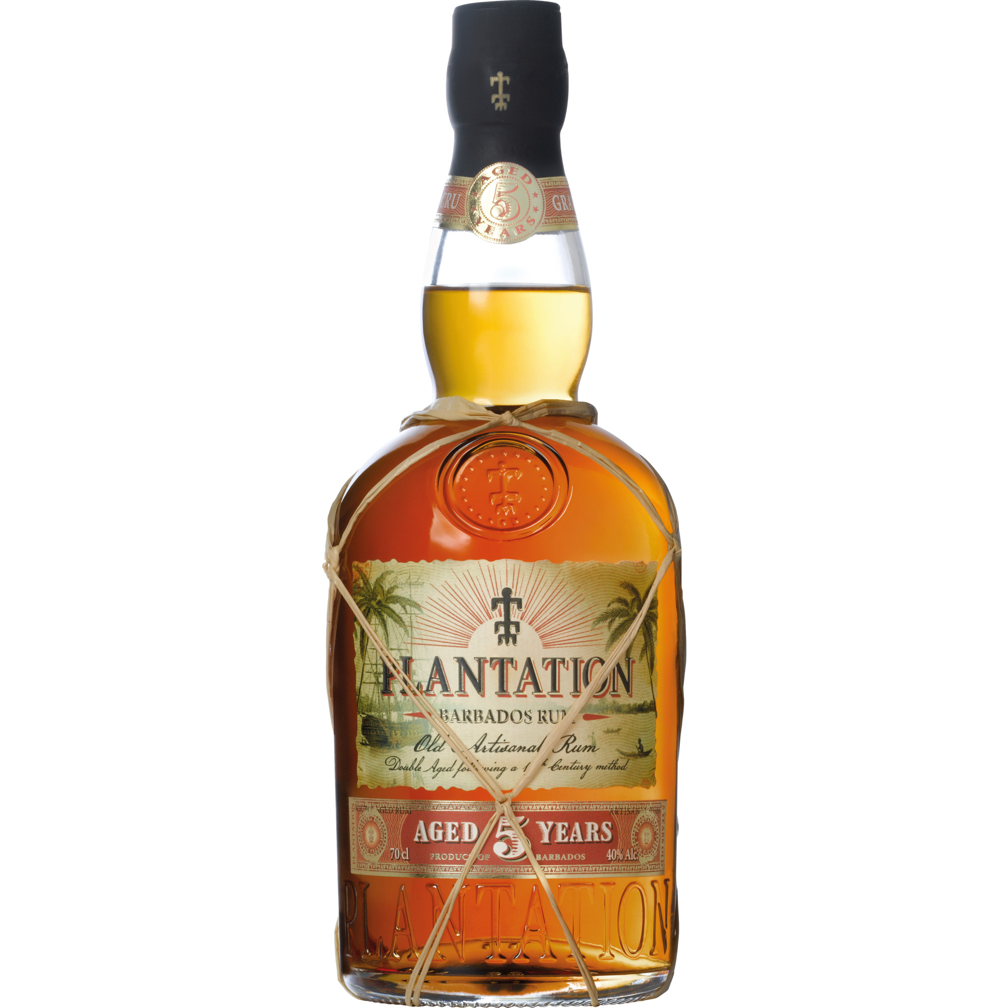 Plantation Rum Barbados 5 Years, 0,7 L, 40% Vol., Spirituosen