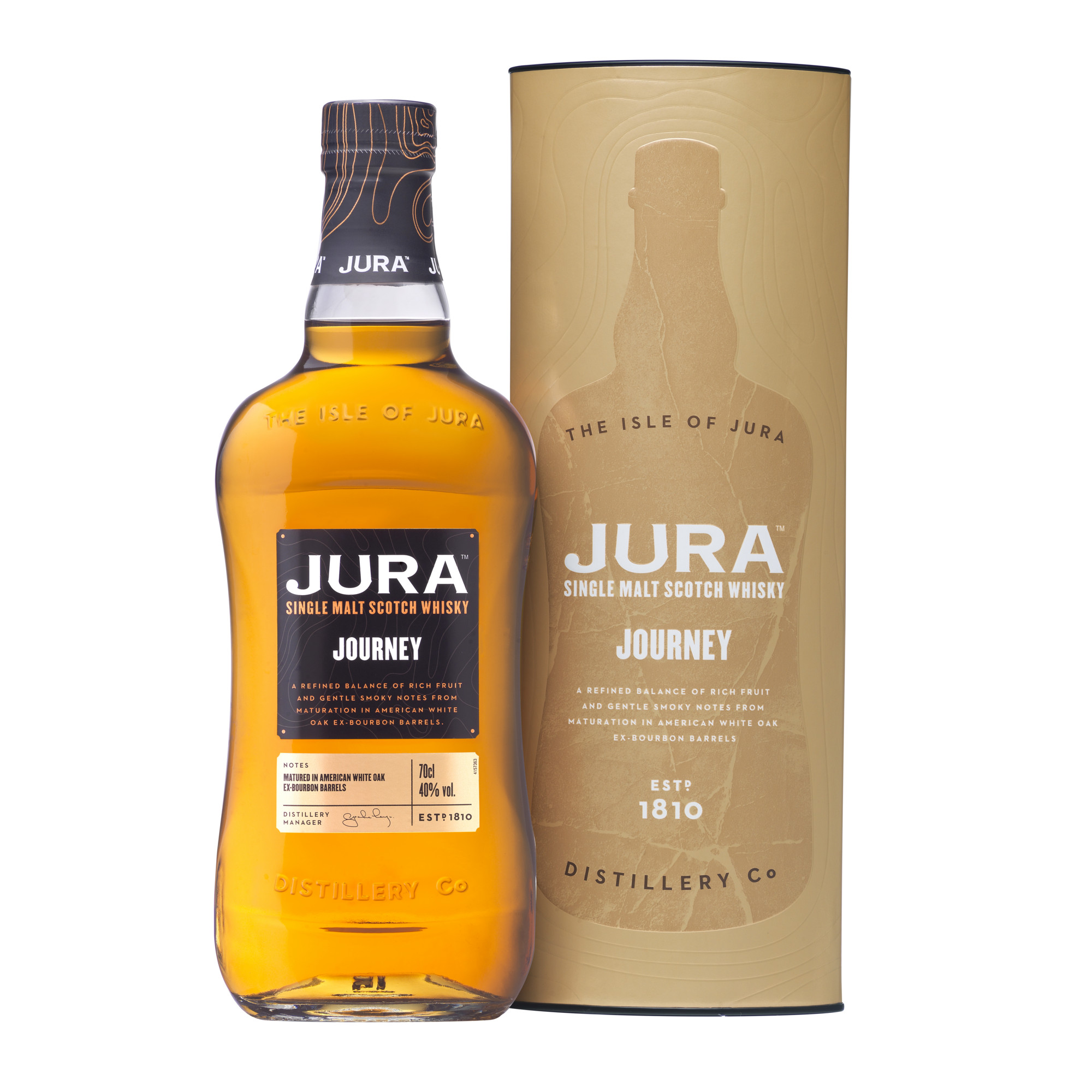 Jura Journey Single Malt Scotch Whisky, 0,7L, 40% Vol., Schottland, Spirituosen