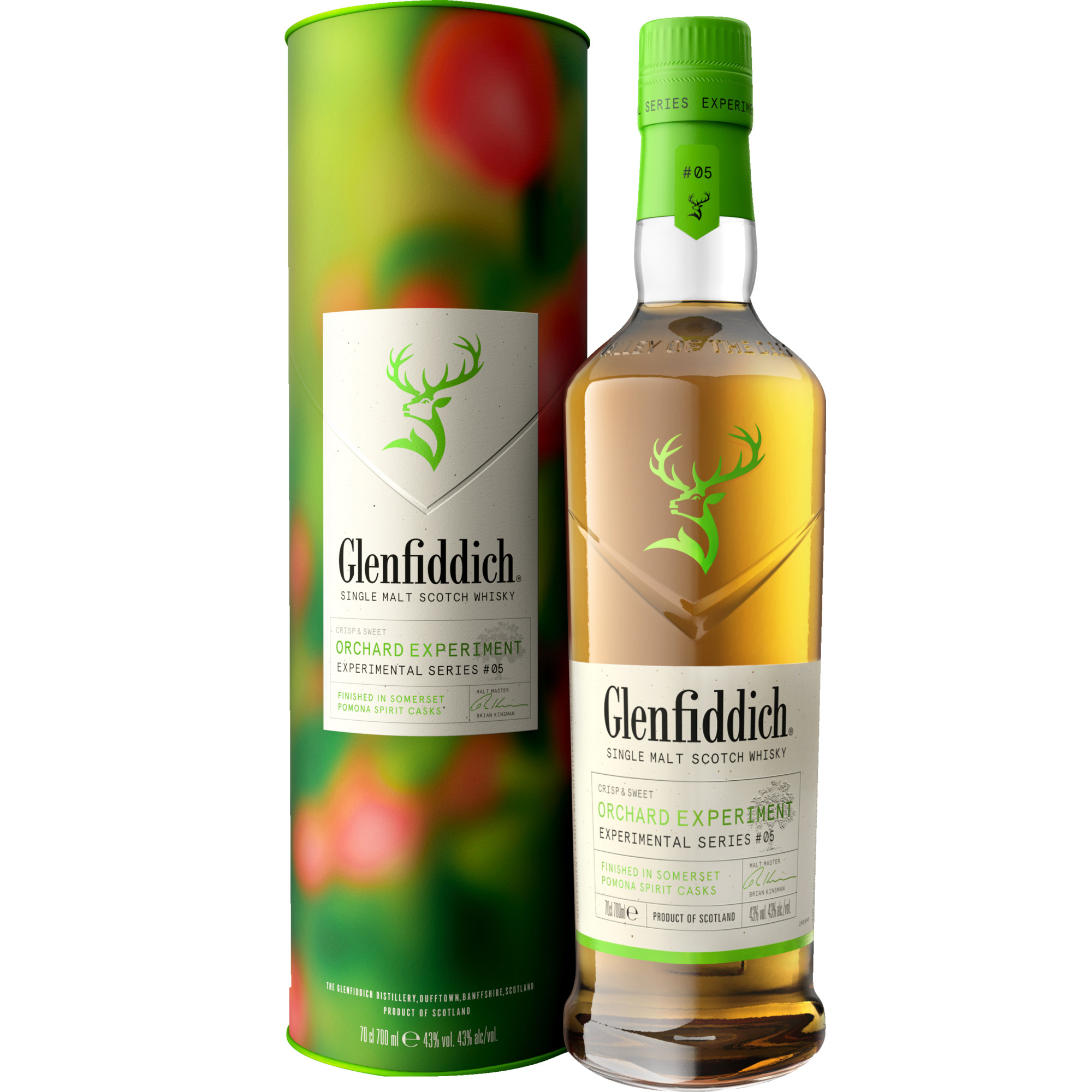 Glenfiddich Orchard Experiment Single Malt Scotch, Whisky, 0,7L, 43% Vol., Schottland, Spirituosen