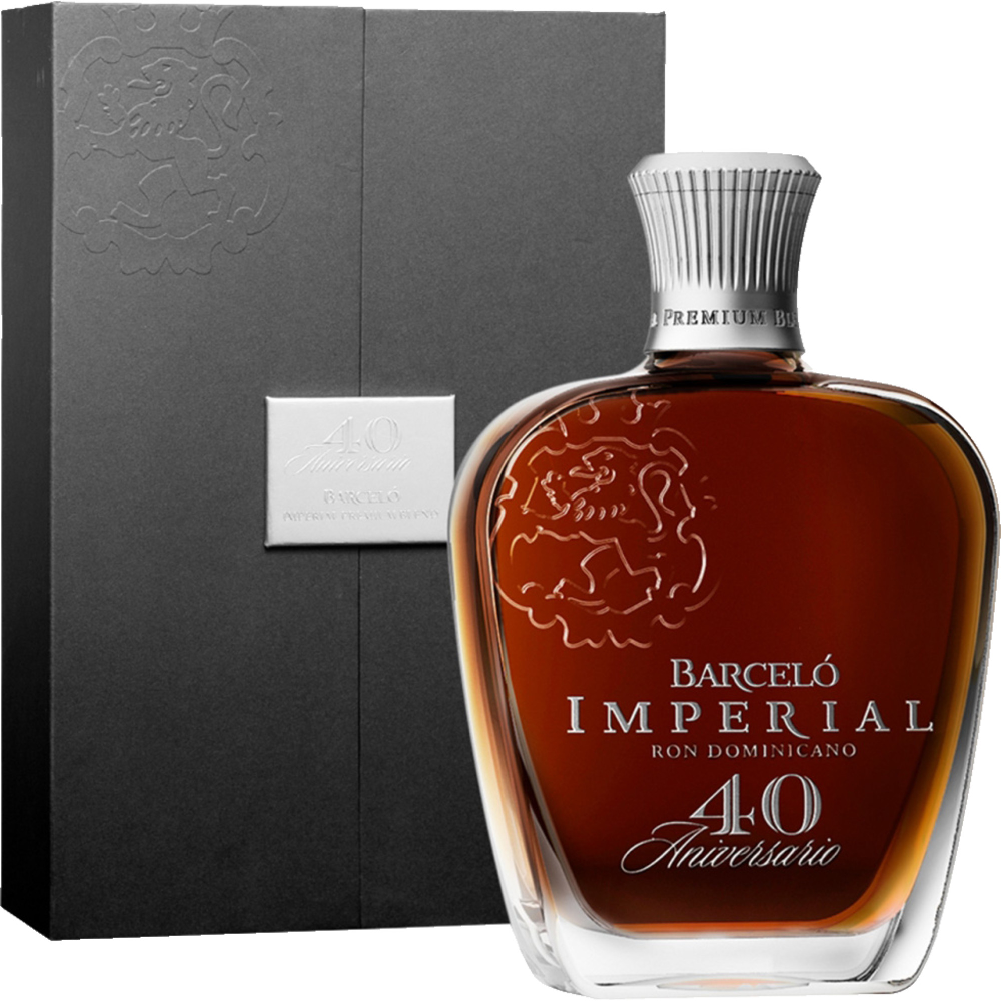 Ron Barceló Premium Blend 40th Aniversario, Dominikanischer Rum 43 % vol. 0,7 L, Spirituosen