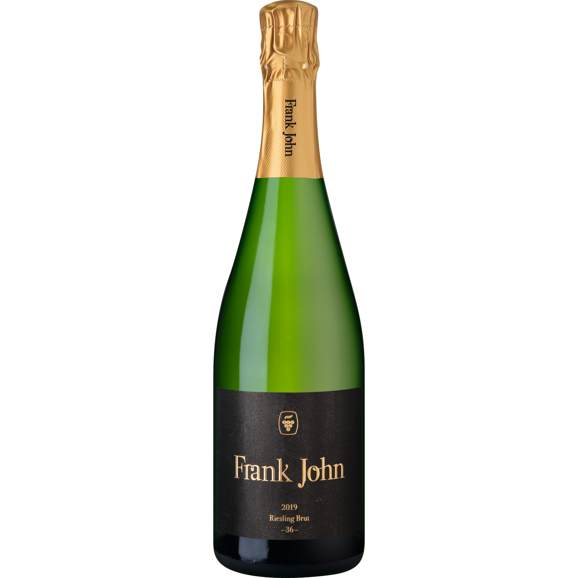 Frank John Riesling 36 Sekt, Brut, Deutscher Sekt, Deutscher Sekt, 2019, Schaumwein