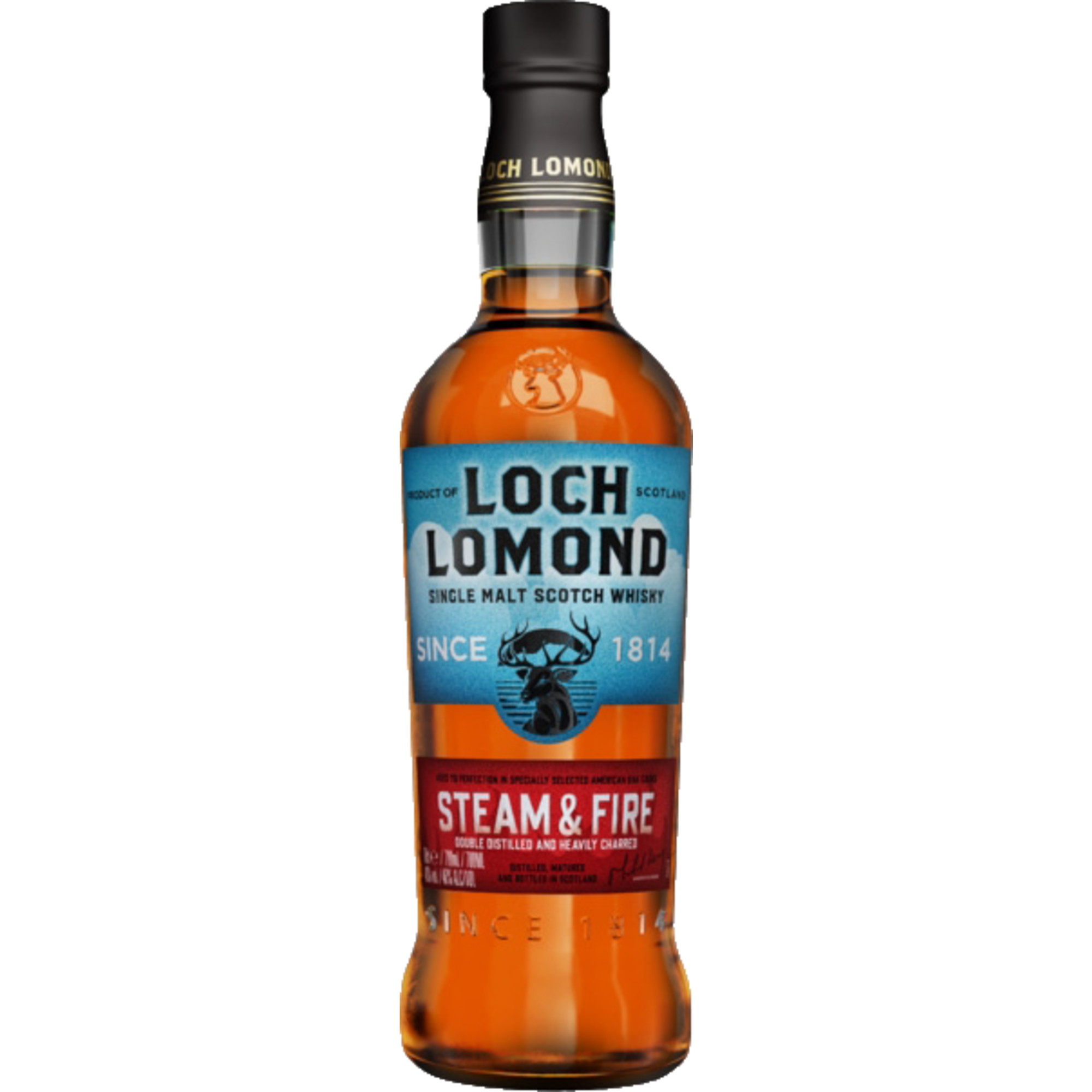 Loch Lomond Steam & Fire Single Malt Whisky, Schottland, 0,7 L, 46% Vol., Schottland, Spirituosen