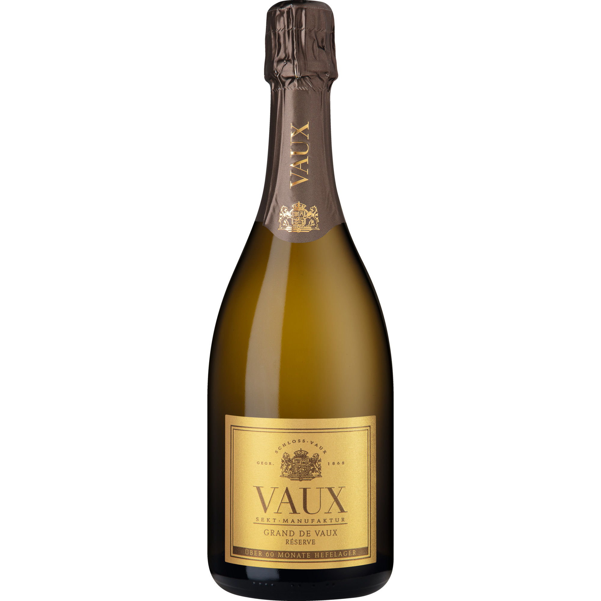 Grand de Vaux Blanc de Blancs Sekt Réserve, Brut, Deutscher Sekt, Deutscher Sekt, 2018, Schaumwein