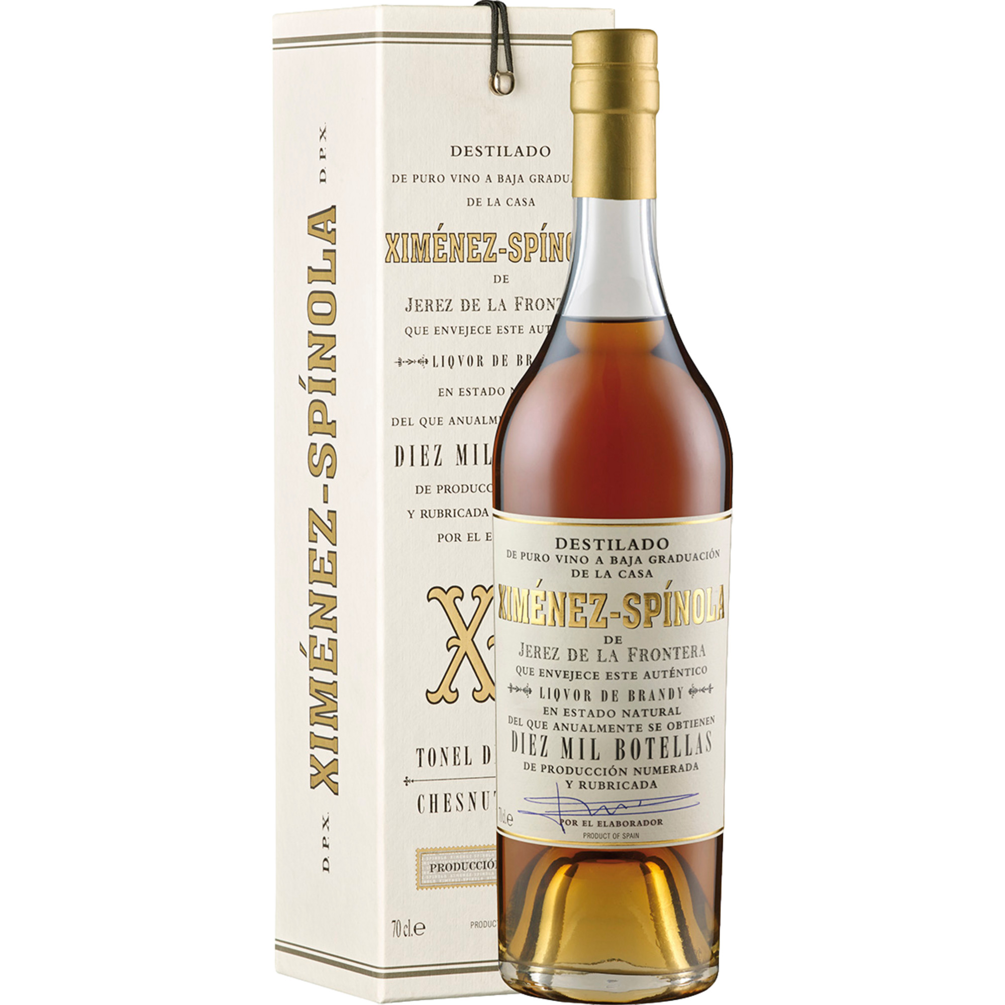 Ximénez-Spinola Brandy Criadera, 40% Vol, 0,7 L, Sherry/Jerez, Spirituosen