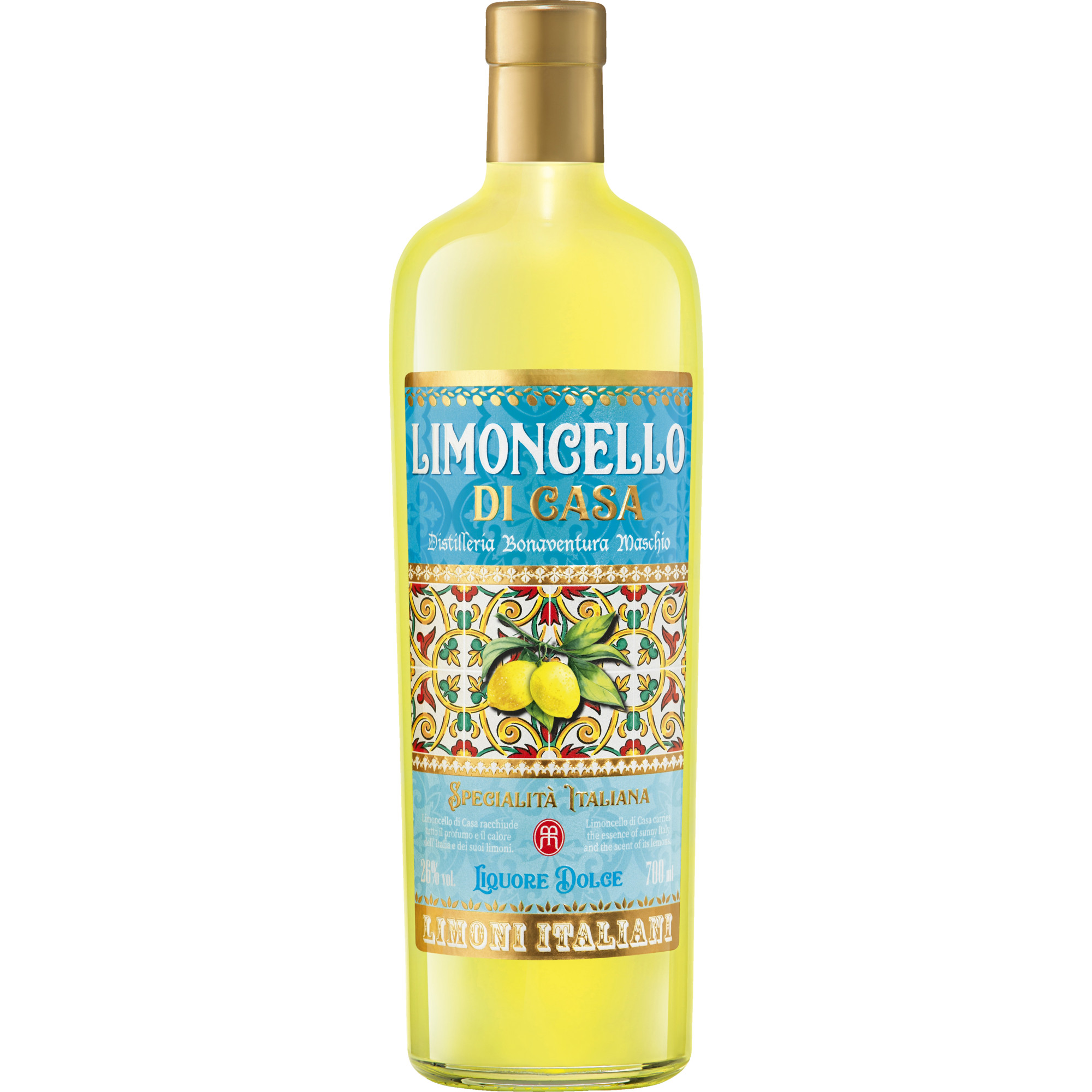 Limoncello di Casa, 0,70 L, 26% Vol., Spirituosen
