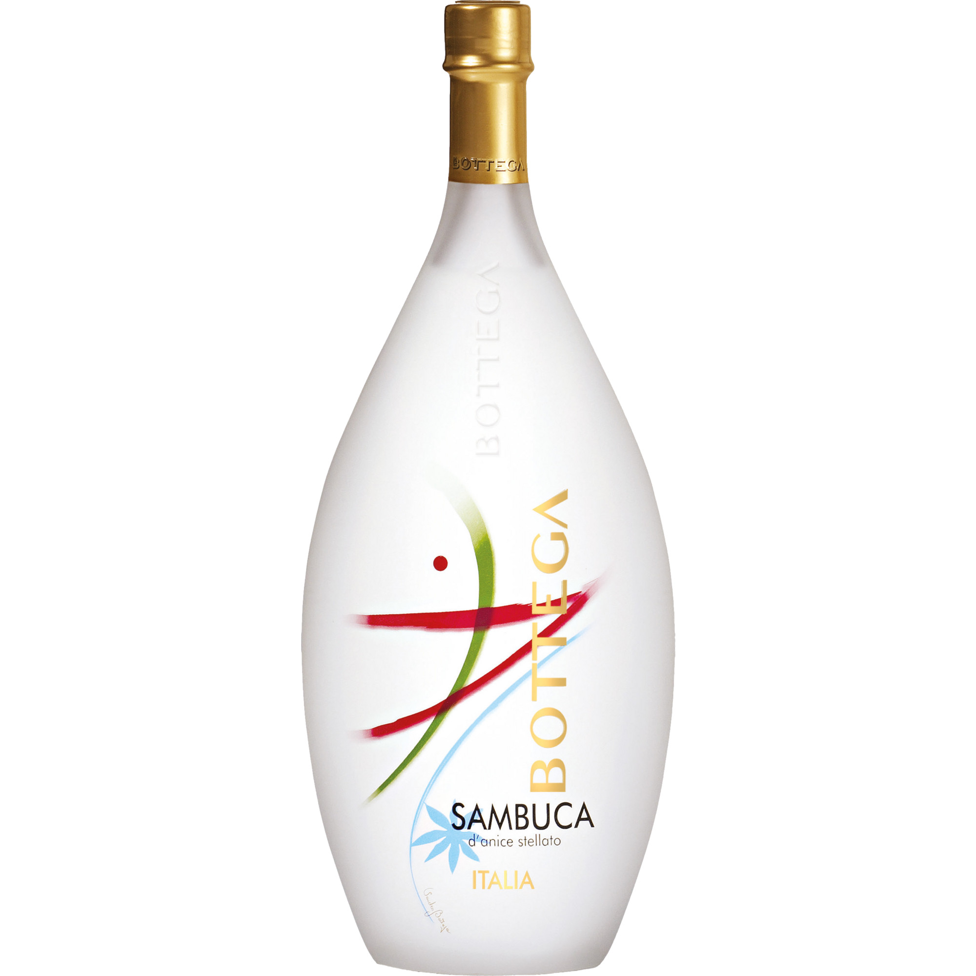 Bottega Sambuca d'Anice Stellato, 0,7 L, 40% Vol., Spirituosen