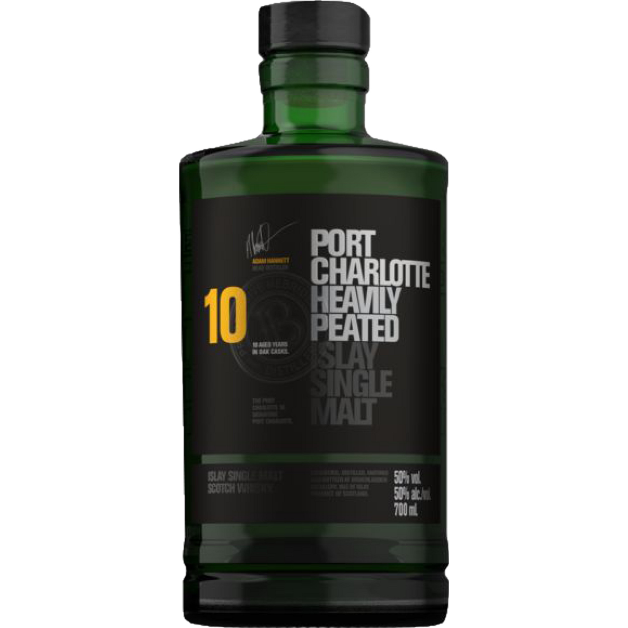 10 YO Heavily Peated Islay Single Malt, Scotch Whisky, 0,7 L, 50% Vol., Schottland, Spirituosen