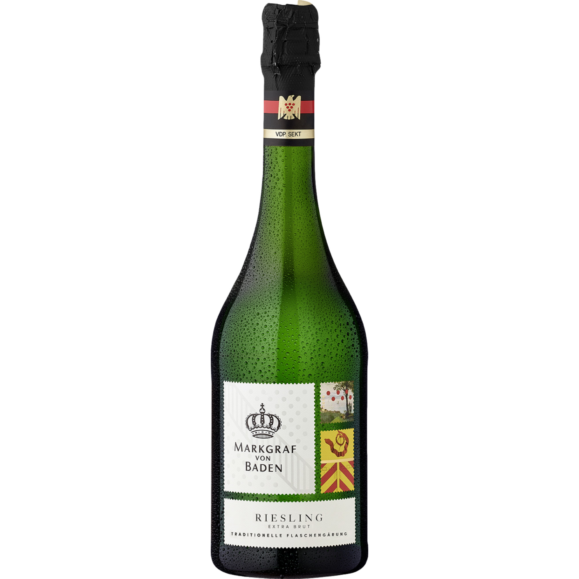 Markgraf von Baden Riesling Sekt, Extra Brut, Baden, Baden, Schaumwein