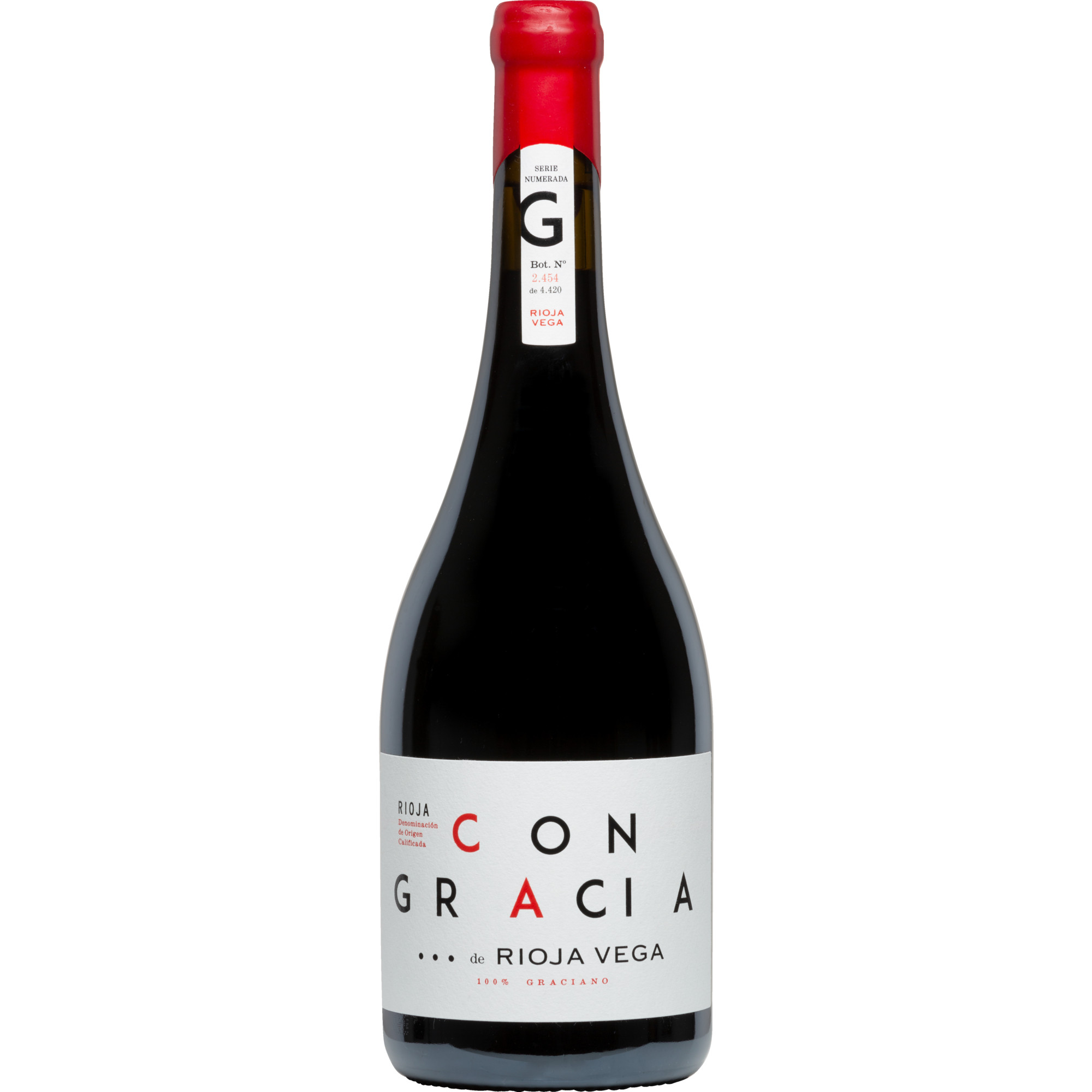 Con Gracia Graciano de Rioja Vega, Rioja DOCa, Rioja, 2018, Rotwein