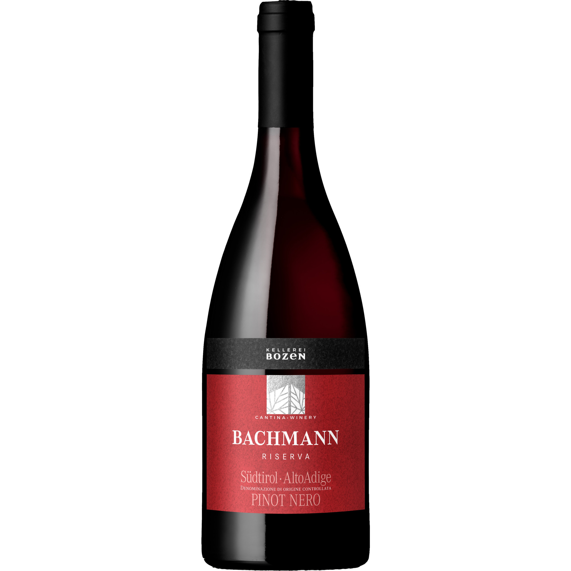 Kellerei Bozen Bachmann Pinot Noir Riserva, Alto Adige Riserva DOC, Südtirol, 2021, Rotwein