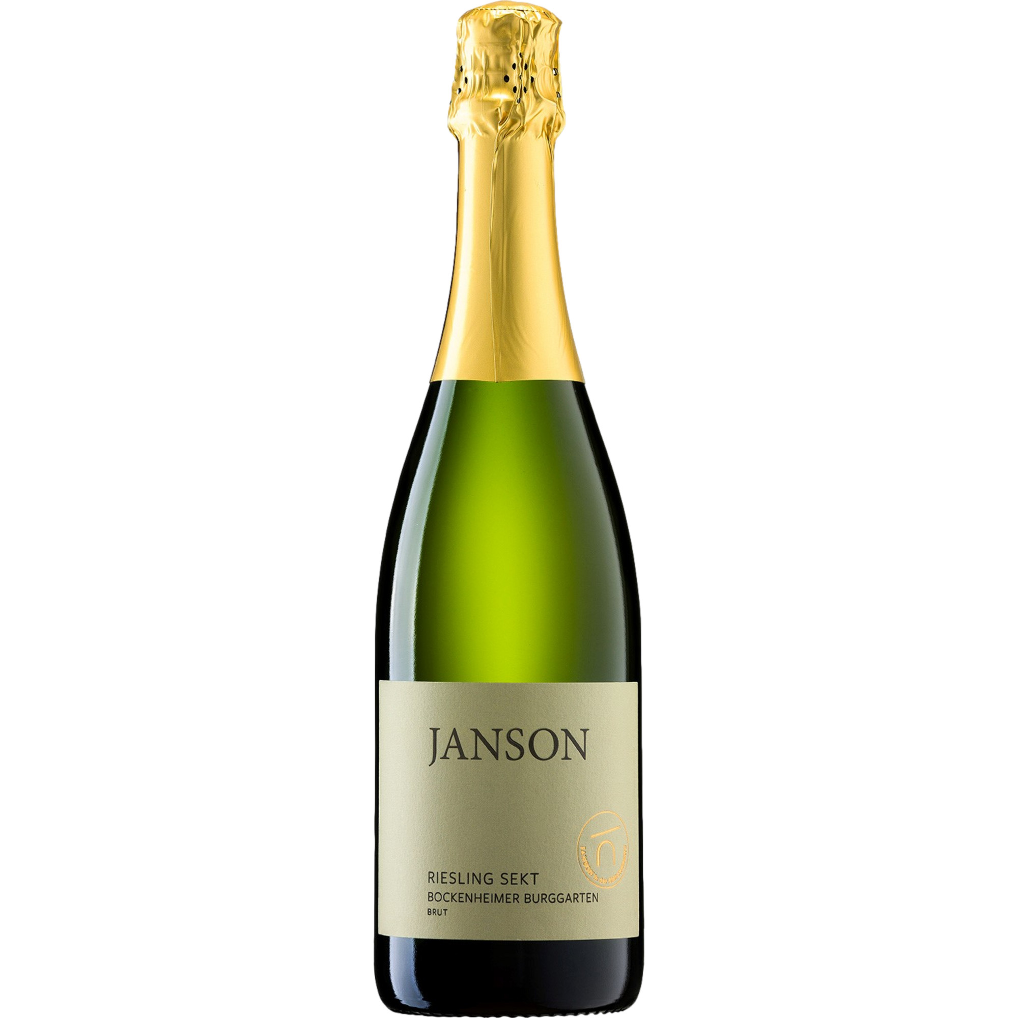 Schloss Janson Aus dem Burggarten Riesling Sekt, Brut, Pfalz, Pfalz, 2019, Schaumwein