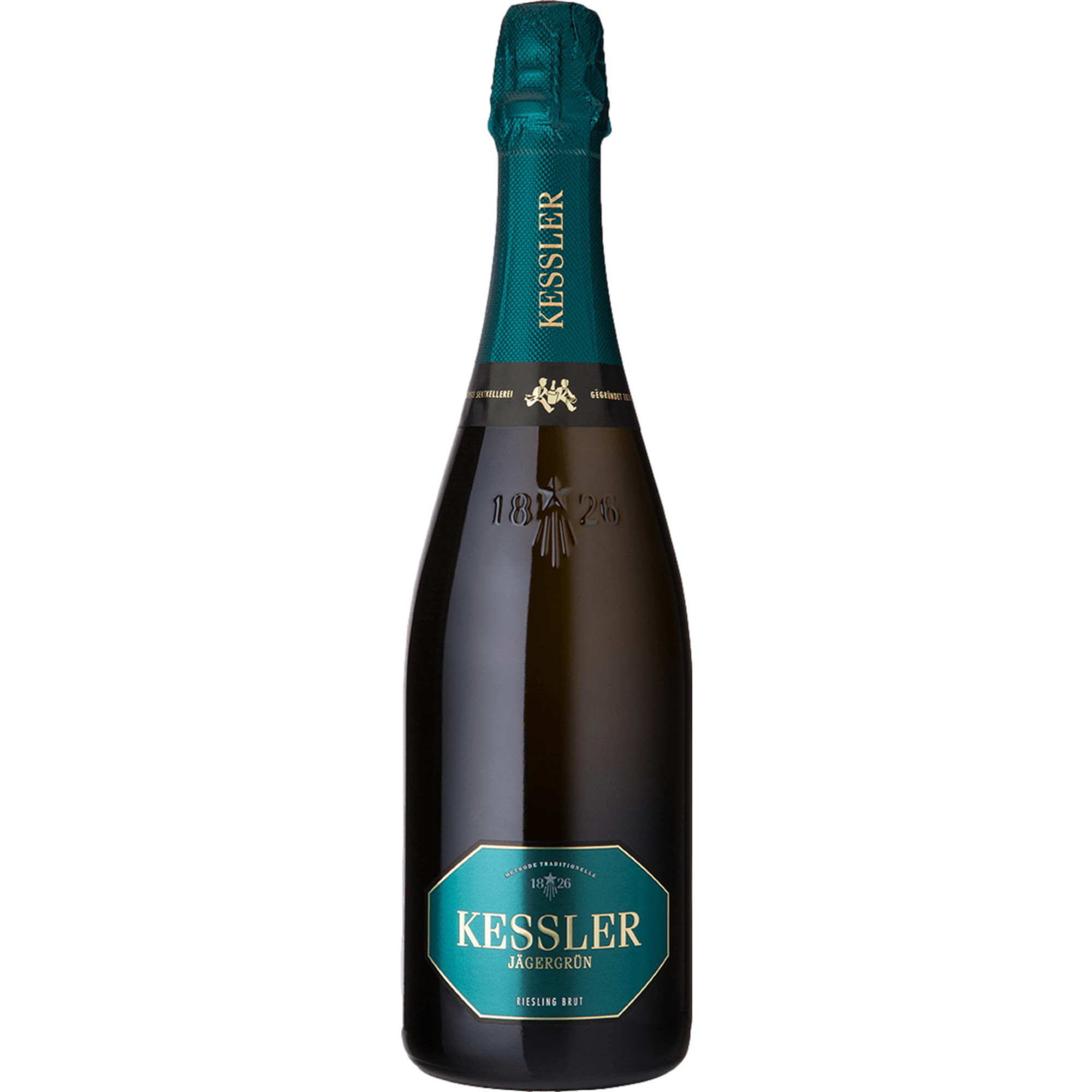 Kessler Jägergrün Premium Riesling Sekt, Brut, Deutscher Sekt, Deutscher Sekt, Schaumwein