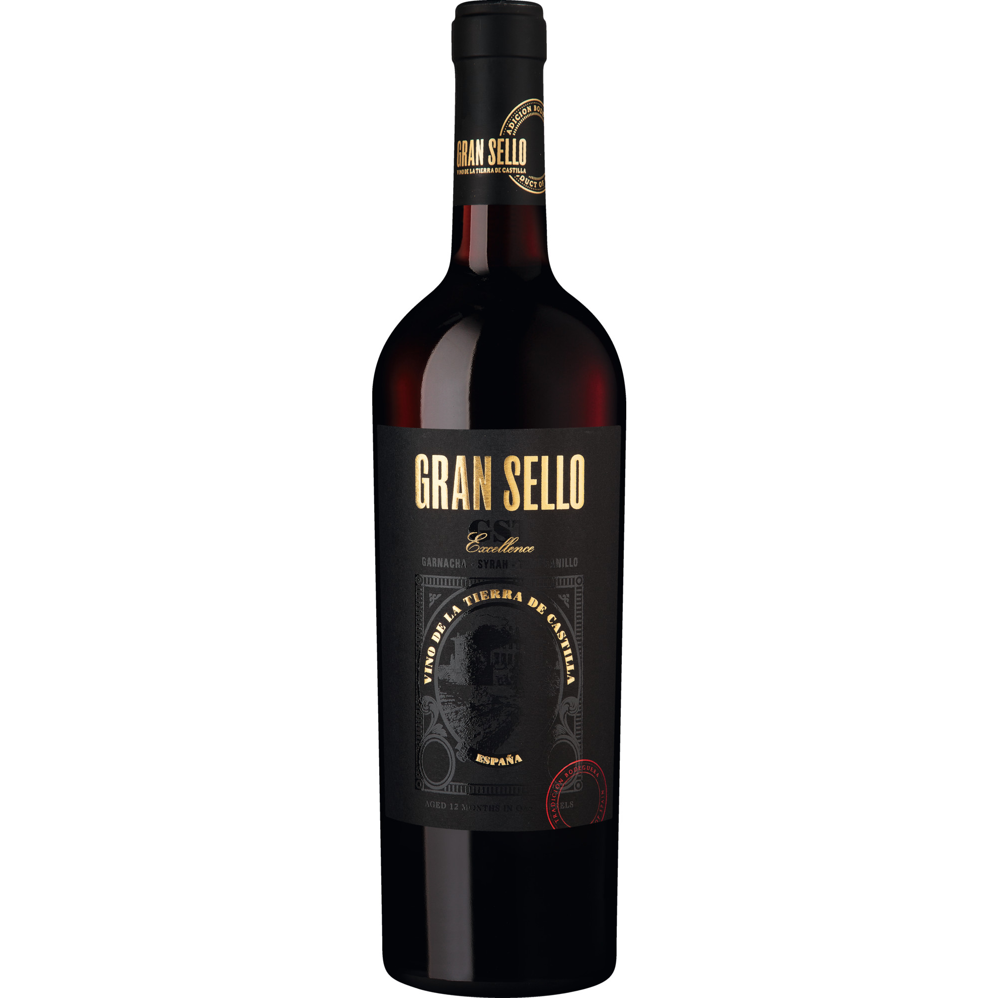 Gran Sello GST, Vino de la Tierra de Castilla, Vino de la Tierra de Castilla, 2019, Rotwein