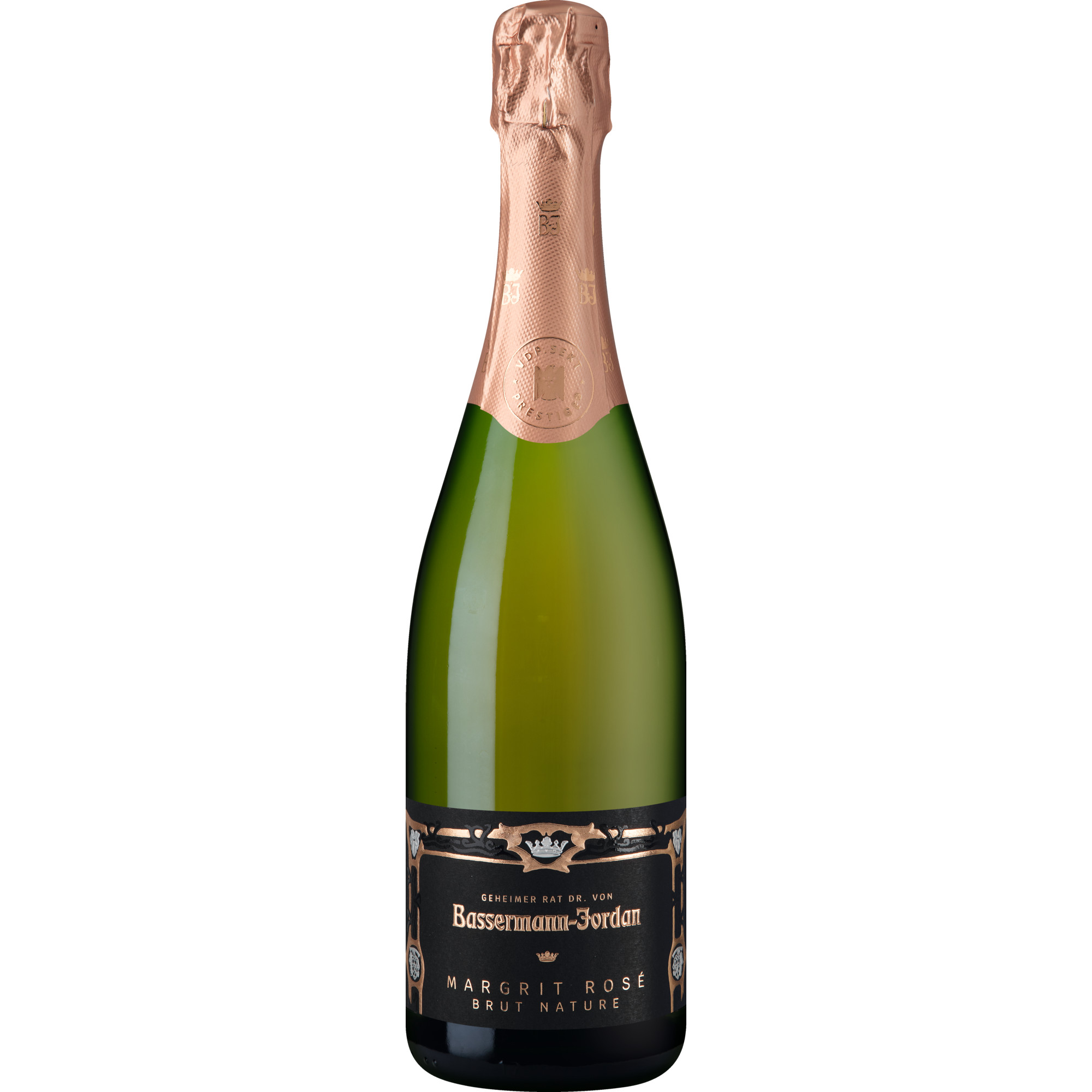 Margrit Rosé Sekt, Brut Nature, Deutscher Sekt, Pfalz, 2018, Schaumwein