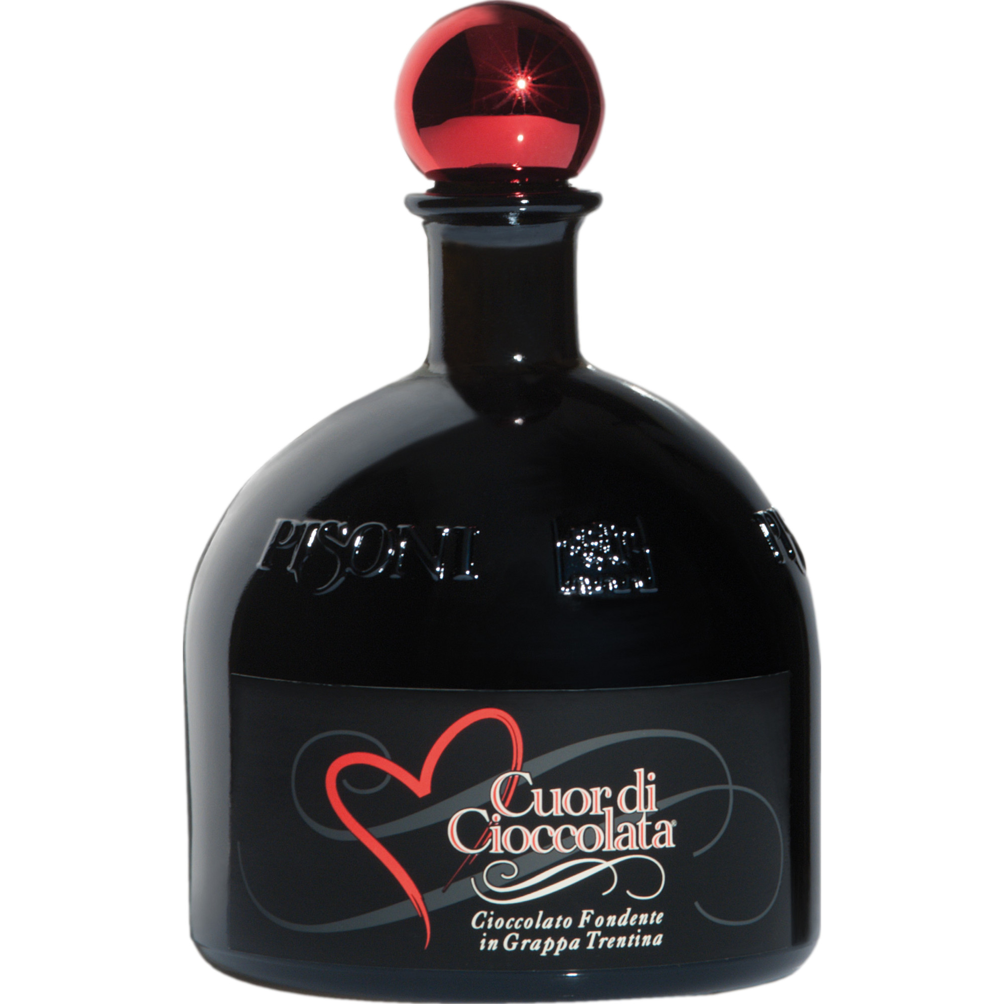 Pisoni Cuor Di Cioccolata Likör, Italien, 0,5 L, 17% Vol., Trentino, Spirituosen