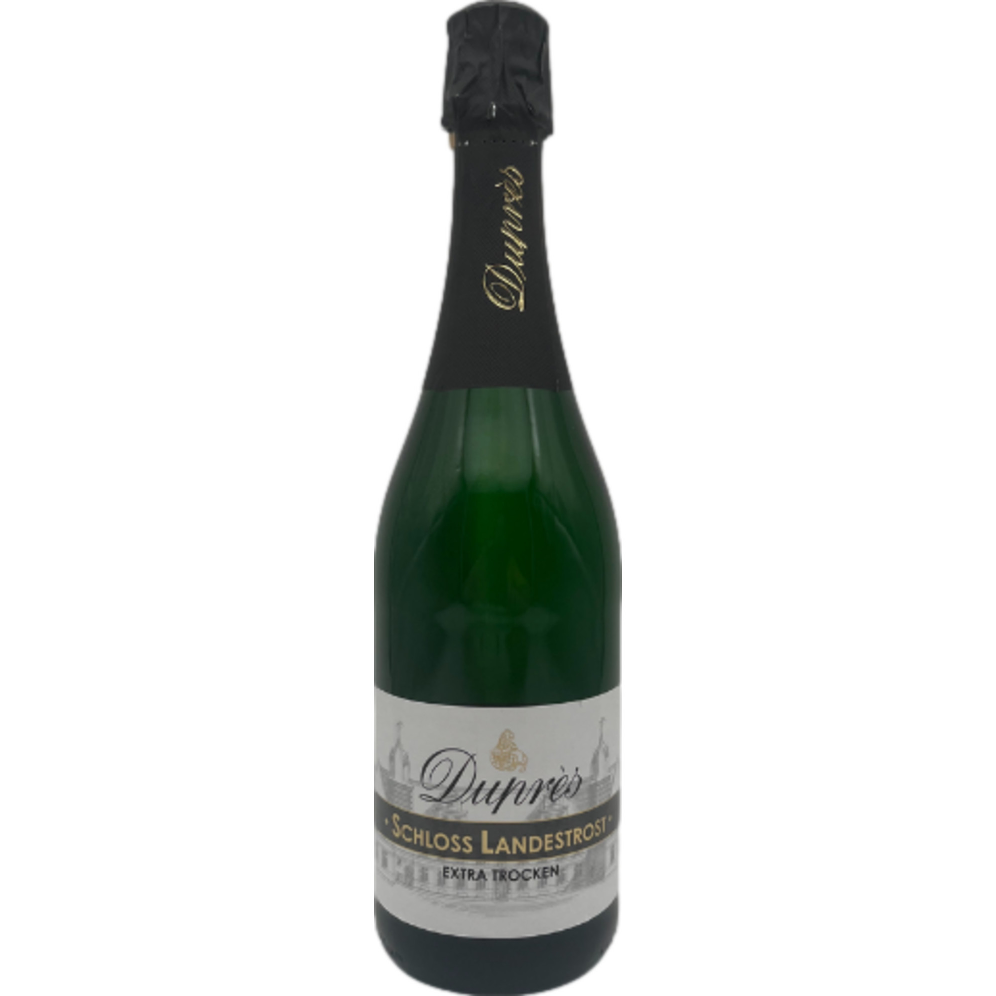 Duprès Schloss Landestrost, Extra Trocken, Deutscher Sekt, Deutscher Sekt, Schaumwein