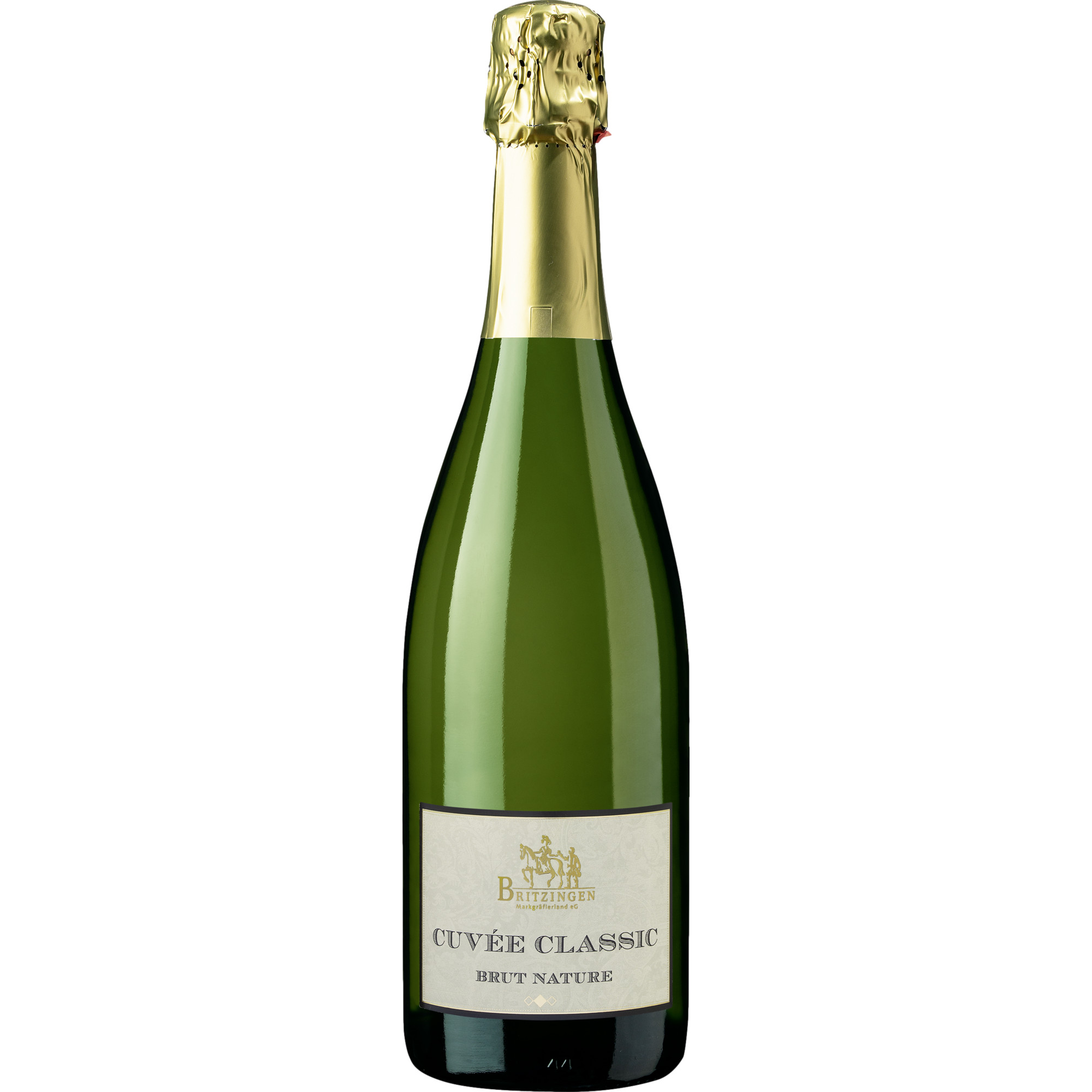 Britzinger Cuvée Classic Sekt, Brut Nature, Baden, Baden, 2021, Schaumwein