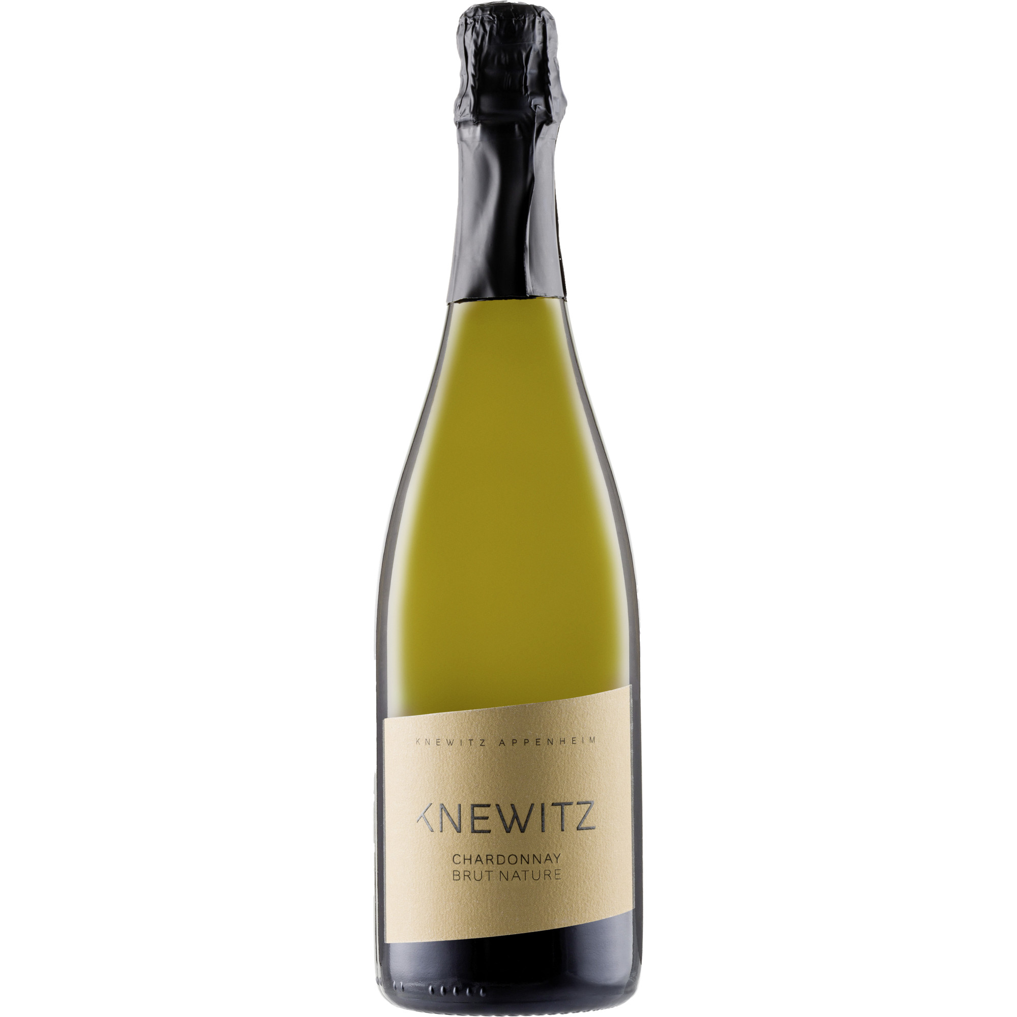 Knewitz Chardonnay Sekt, Brut Nature, Deutscher Sekt, Deutscher Sekt, 2021, Schaumwein