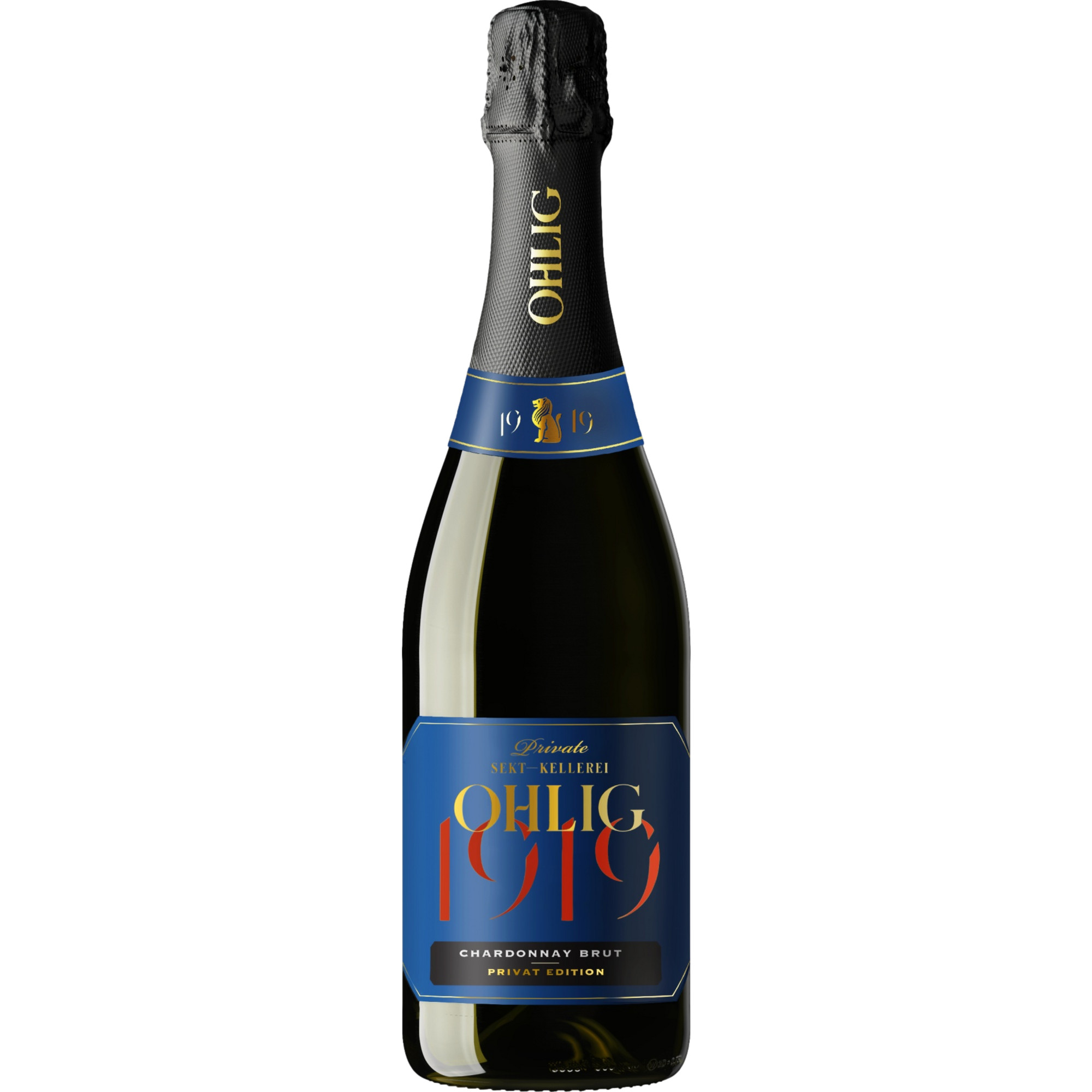 Ohlig Chardonnay Sekt, Brut, Deutschland, Deutscher Sekt, 2023, Schaumwein