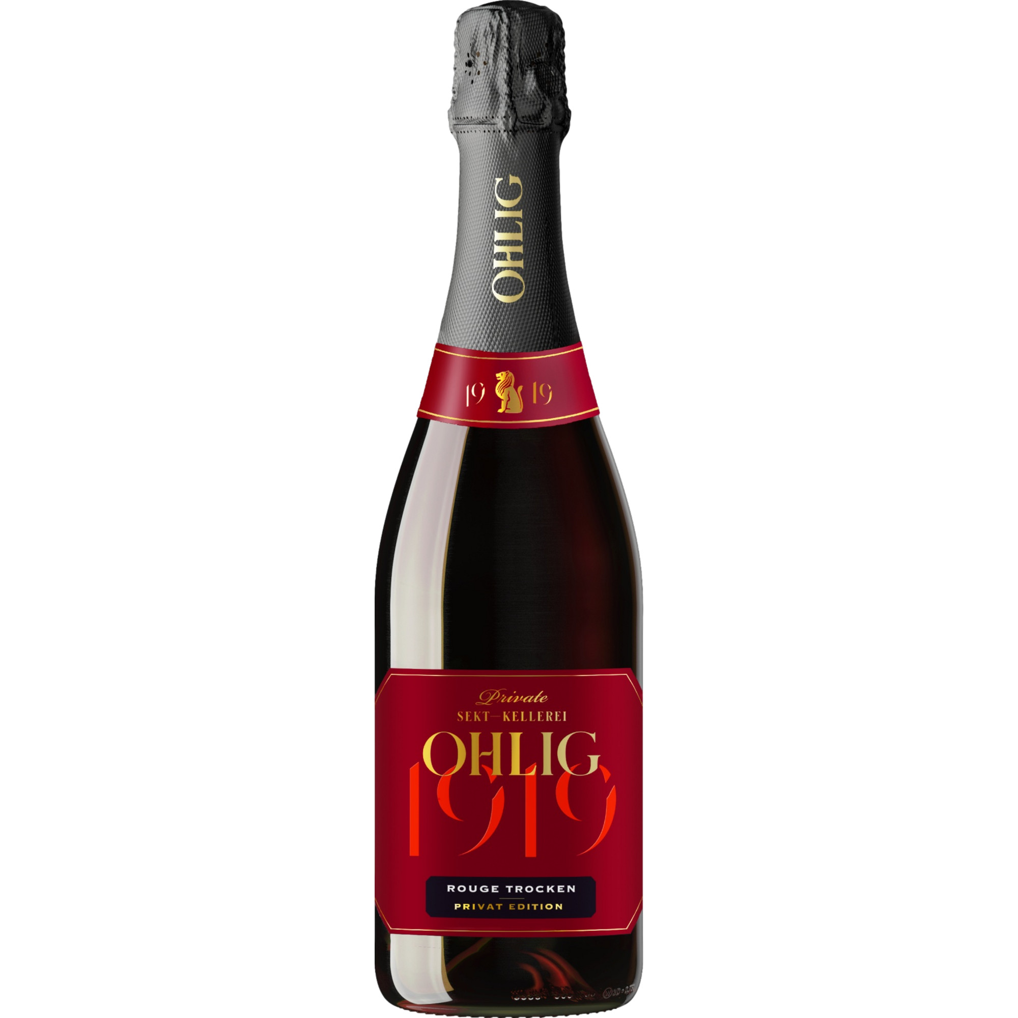 Ohlig Privat Sekt Rouge, Trocken, Sekt, Rheingau, Schaumwein