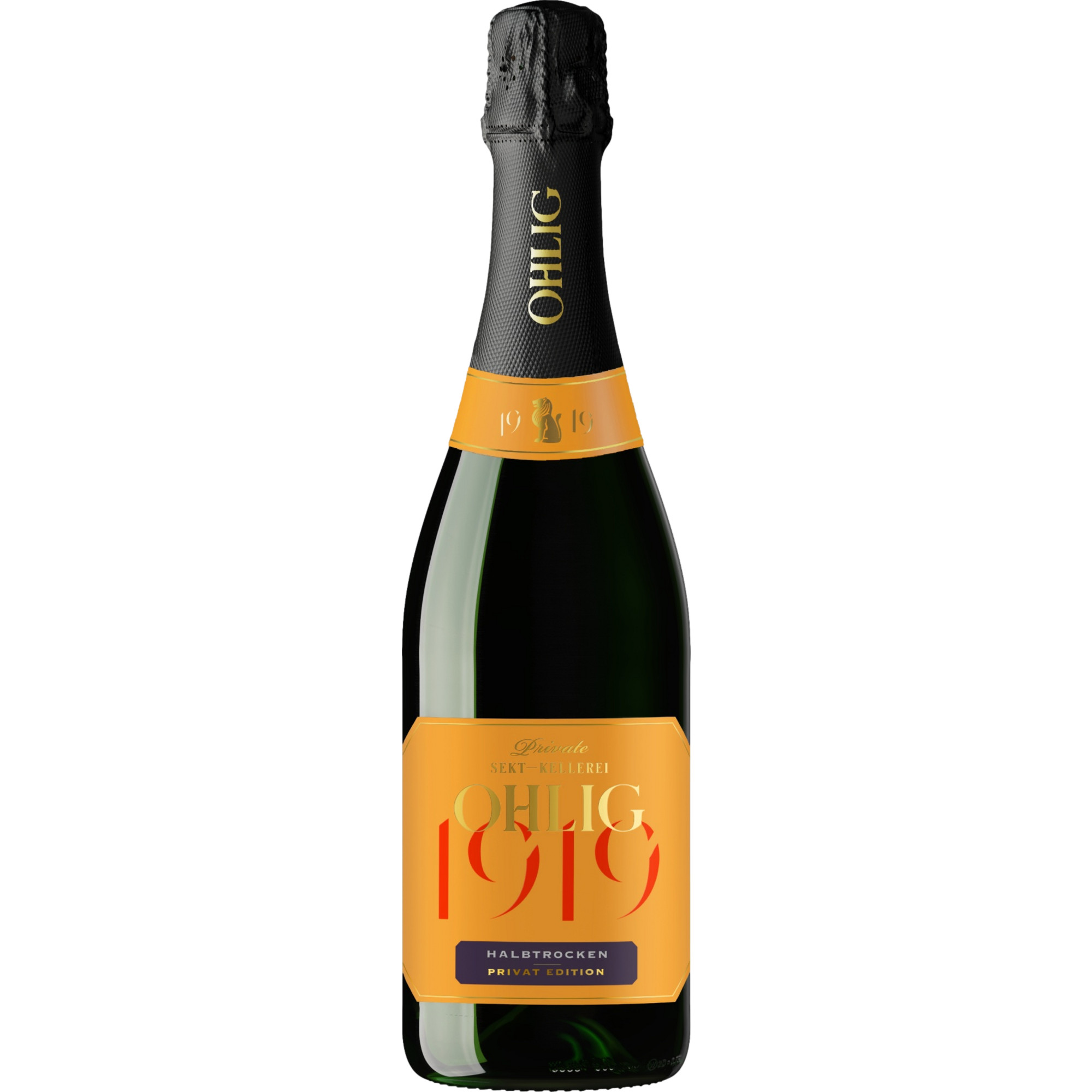 Ohlig Privat Sekt, Halbtrocken, Sekt, Rheingau, 2023, Schaumwein