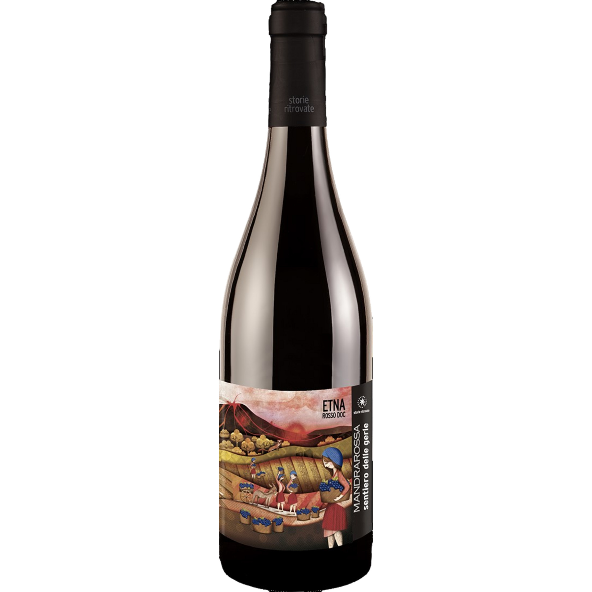 Mandrarossa Sentiero delle gerle Etna Rosso DOC, Etna DOC, Sizilien, 2020, Rotwein