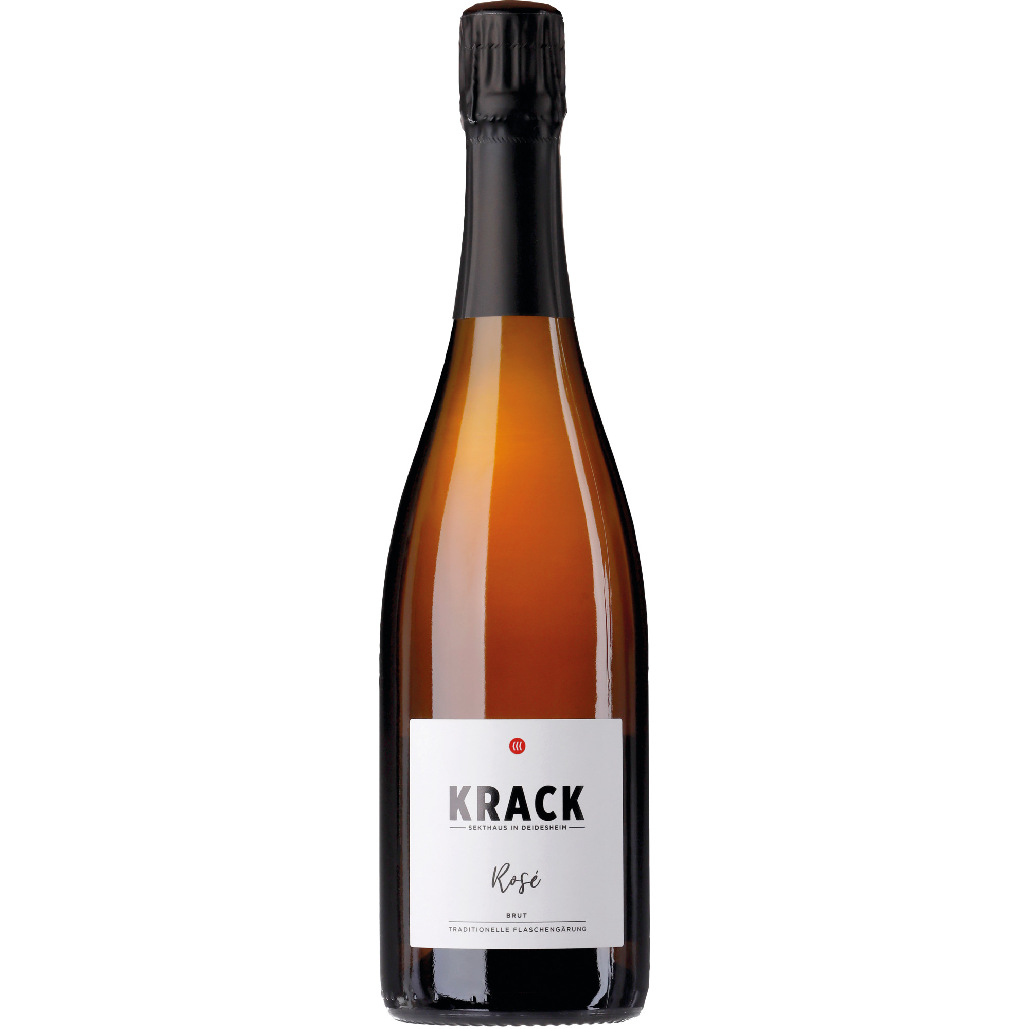 Krack Rosé Sekt, Brut, Deutscher Sekt, Deutscher Sekt, 2022, Schaumwein