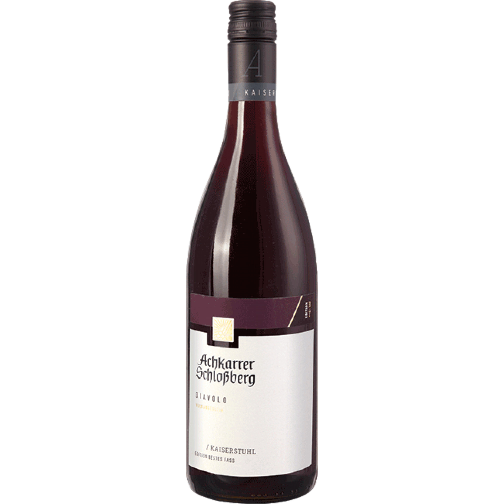 Achkarrer Schlossberg Diavolo Rotwein Cuvée, Trocken, Baden, Baden, 2022, Rotwein