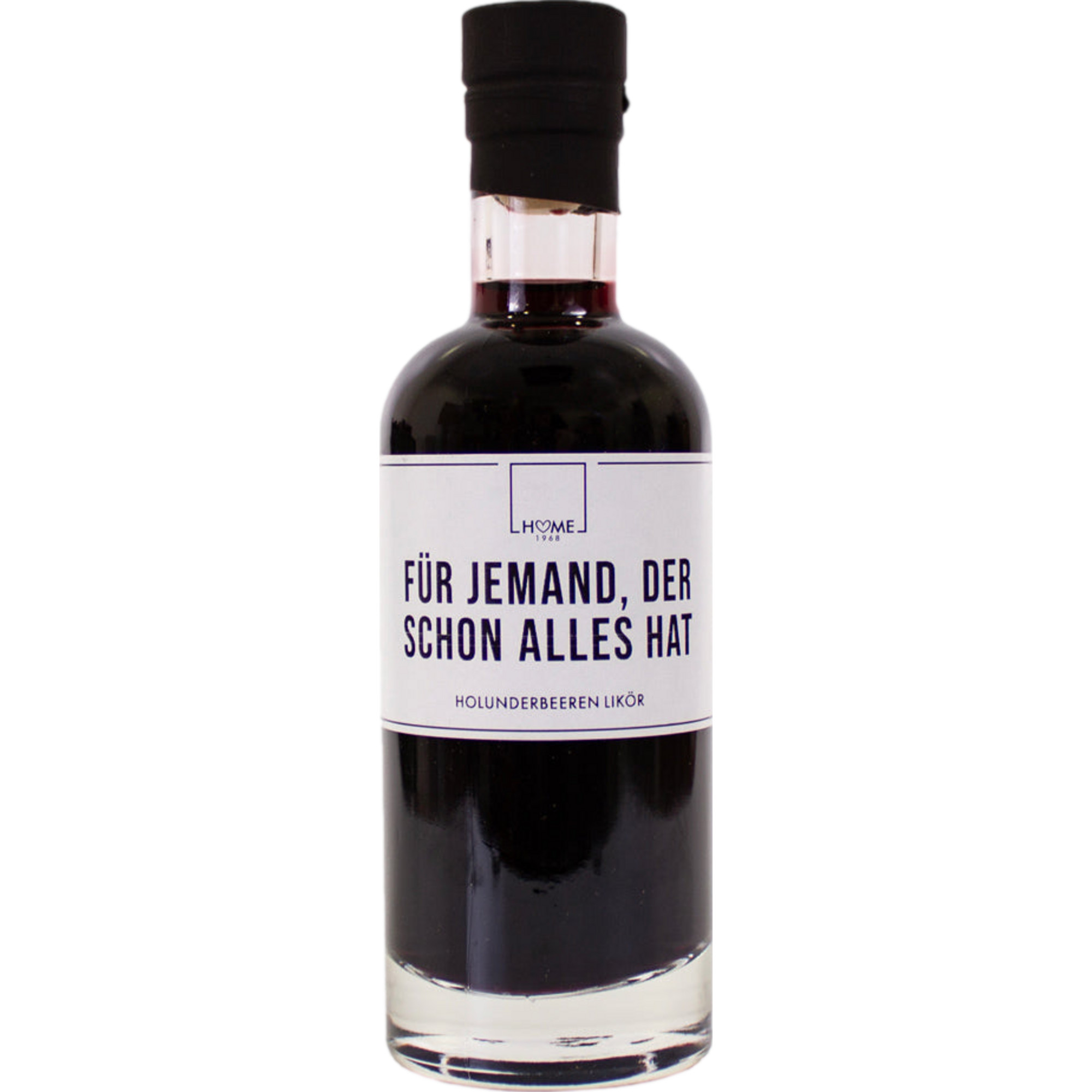 Home 1968 Für jemand, der schon alles hat Likör, Holunderbeerenlikör, Deutschland, 0,2 L, 20% Vol., Spirituosen