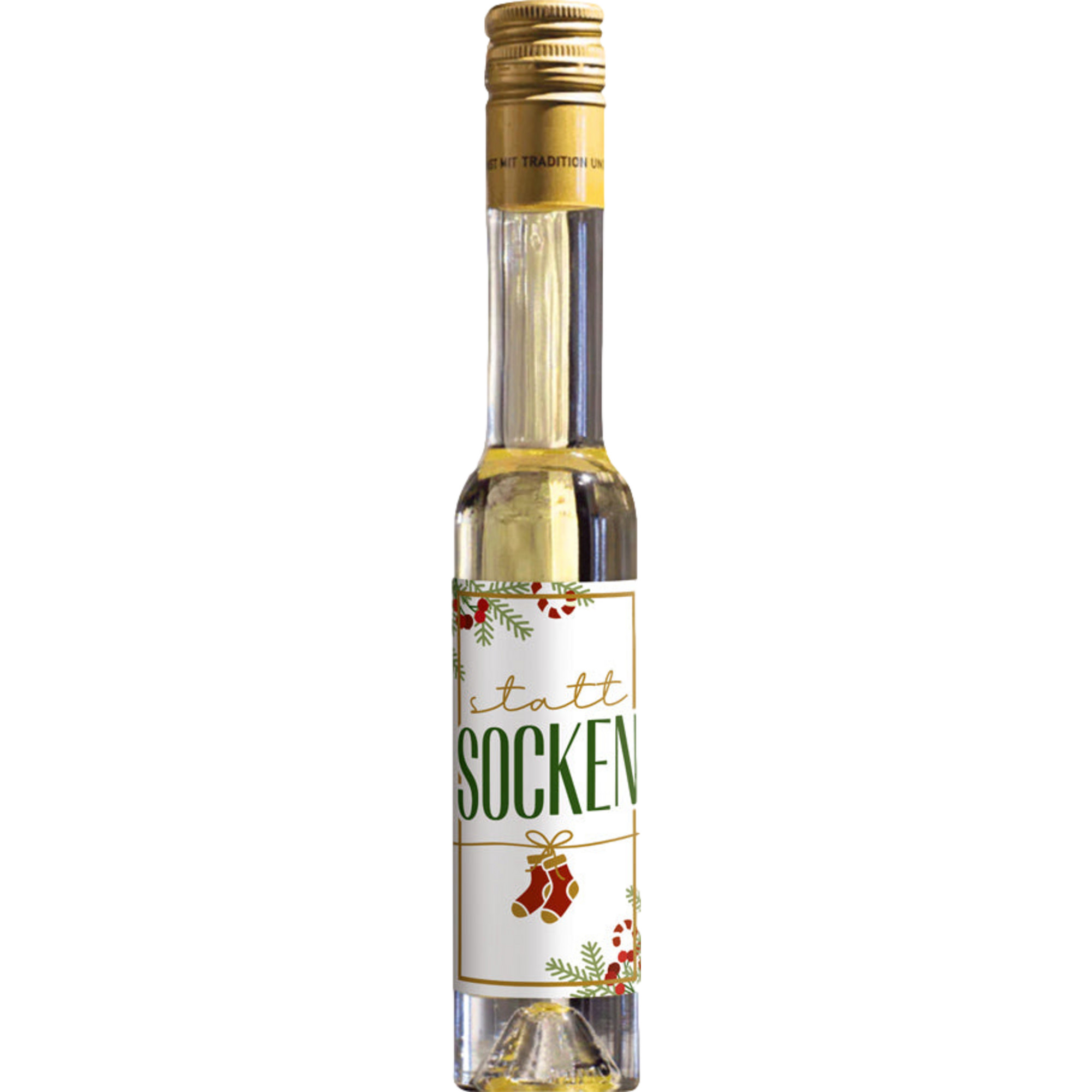 Home 1968 Statt Socken Birne Karamell Likör, 0,1 L, 15% Vol., Spirituosen