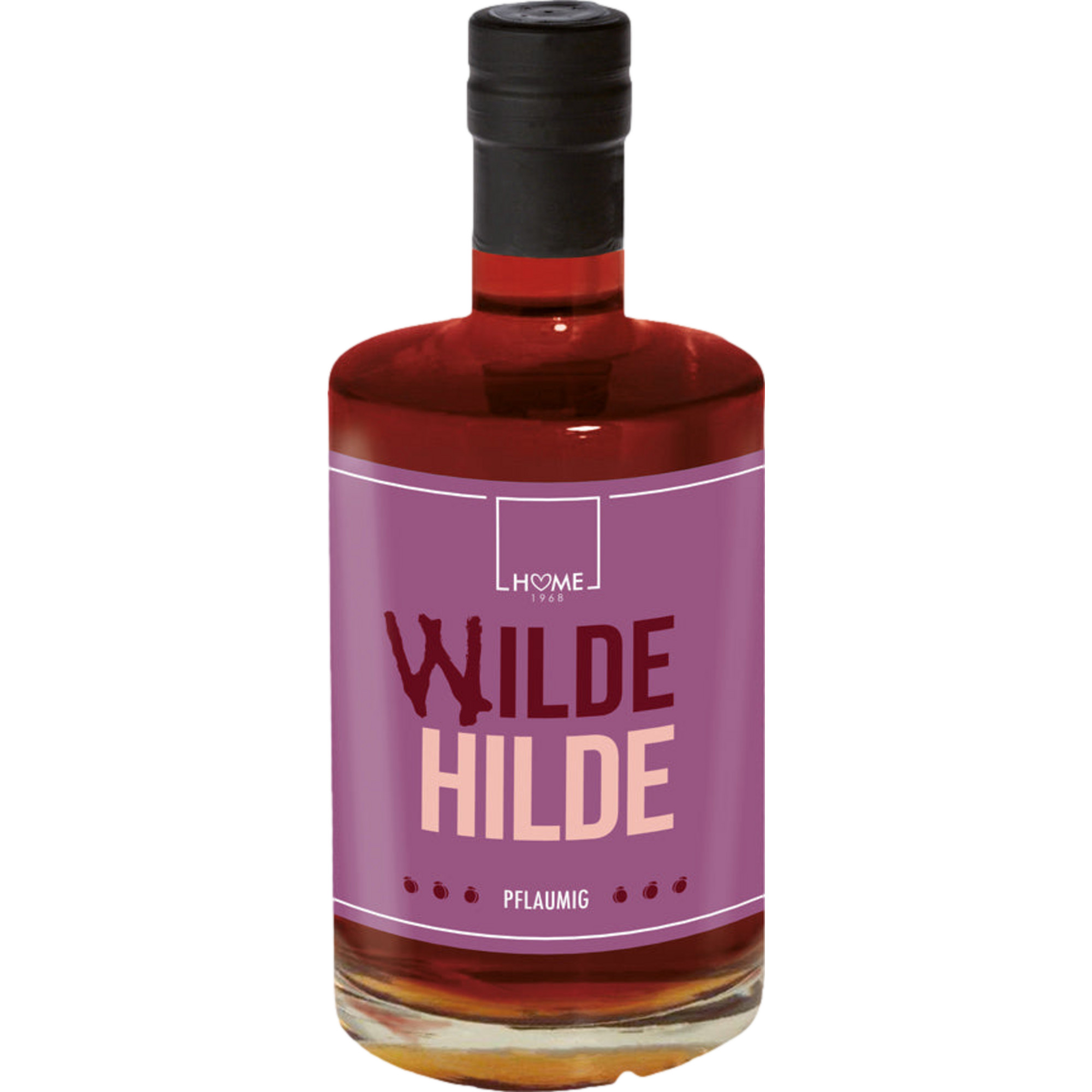 Home 1968 Wild Hilde Winterliche Pflaume Likör, 0,5 L, 20% Vol., Spirituosen