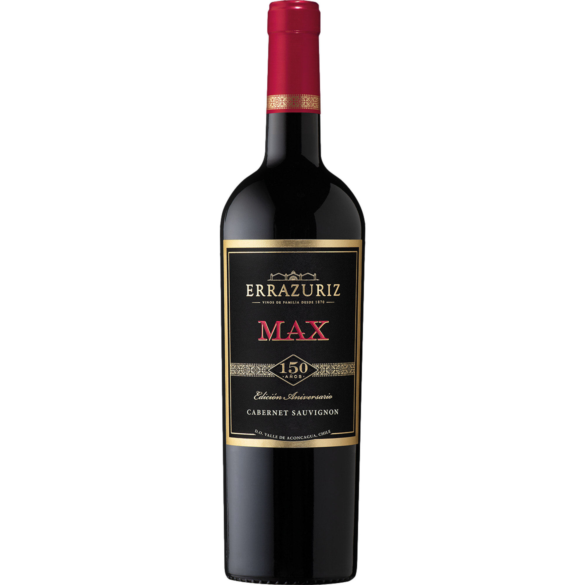 Errazuriz Max Cabernet Sauvignon, Región de Aconcagua, Vino de Chile, 2023, Rotwein