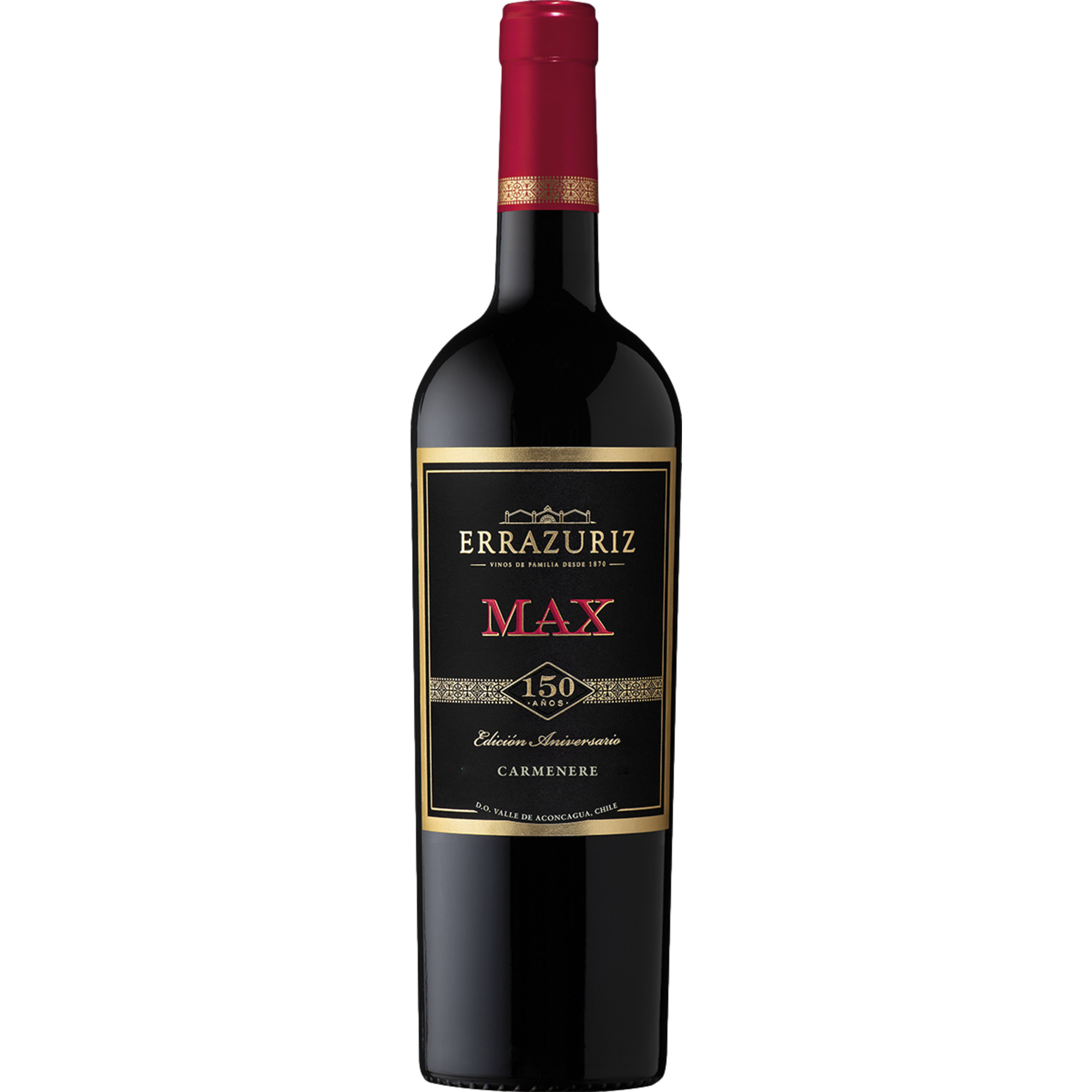 Errazuriz Max Carmenere, Región de Aconcagua, Vino de Chile, 2023, Rotwein