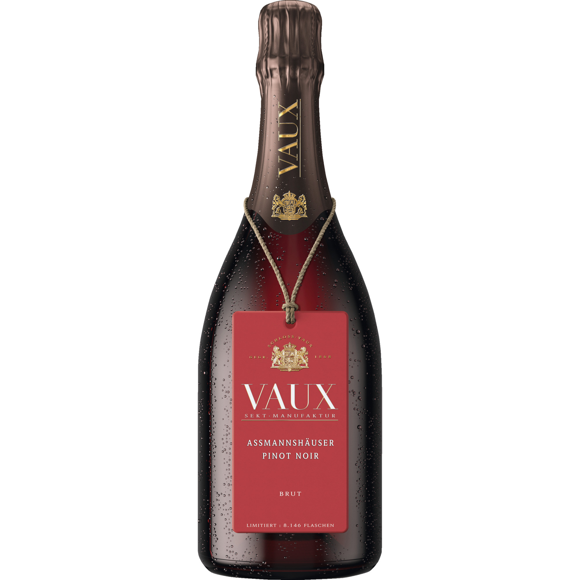 Assmannshäuser Pinot Noir Sekt, Brut, Deutscher Sekt b.A. Rheingau, Rheingau, 2018, Schaumwein