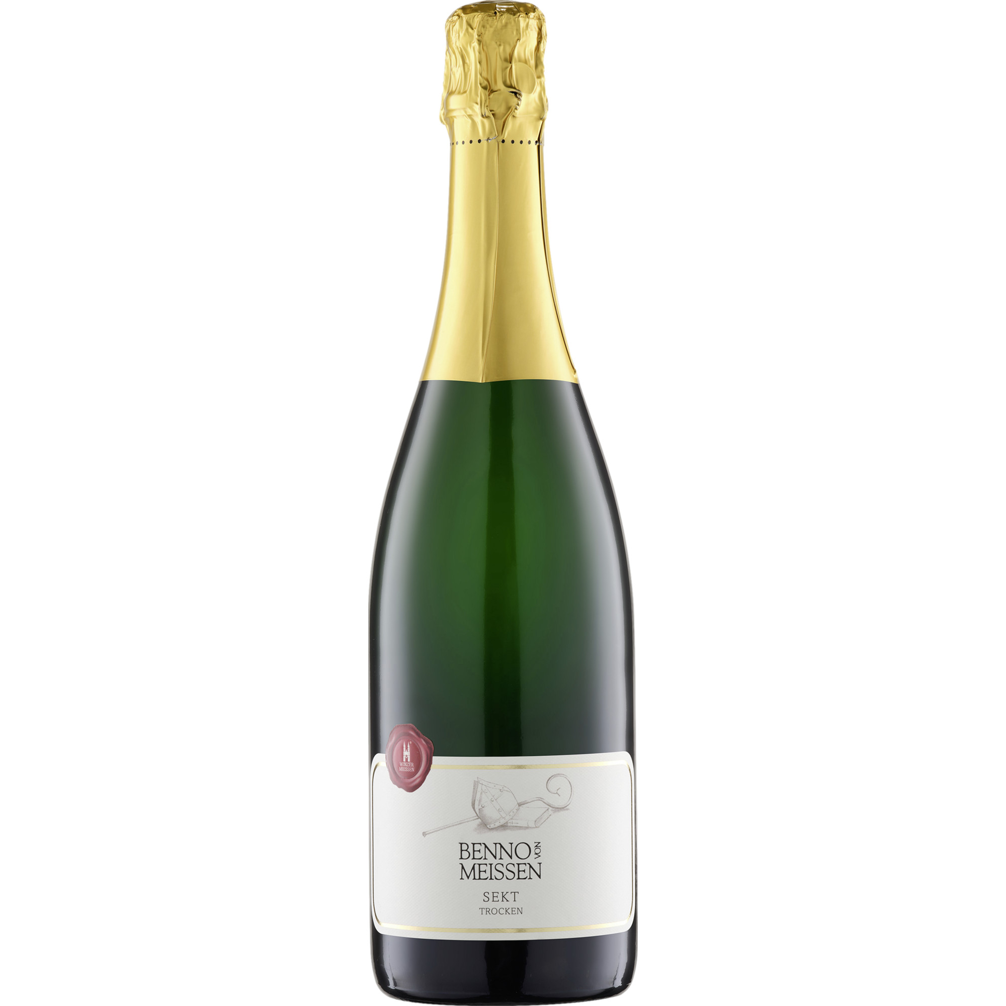WG Meissen Benno von Meissen Sekt, Trocken, Deutscher Sekt, Saale-Unstrut, Schaumwein