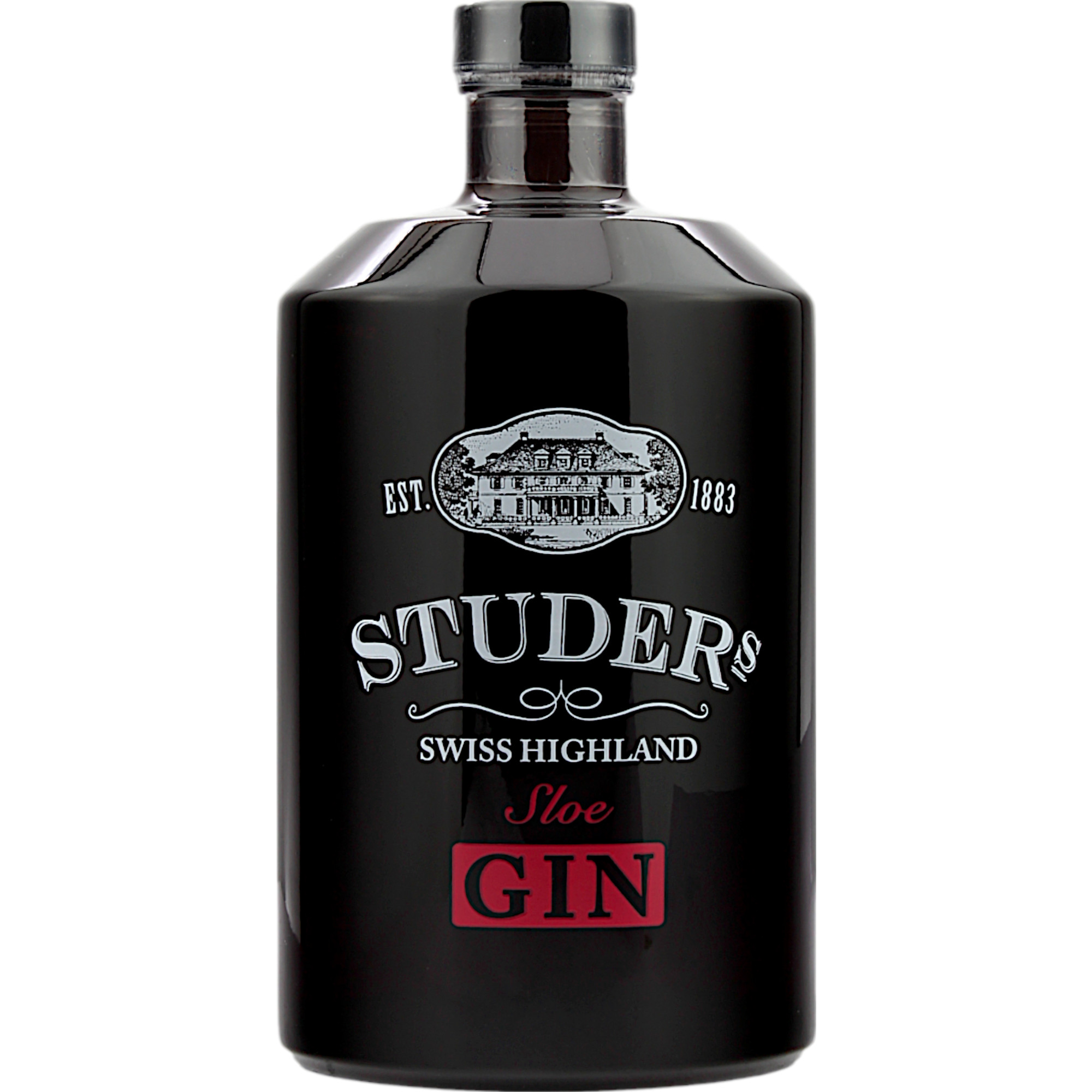 Studer Swiss Highland Sloe Gin-Likör, 0,7 L, 26,6 % Vol., Spirituosen