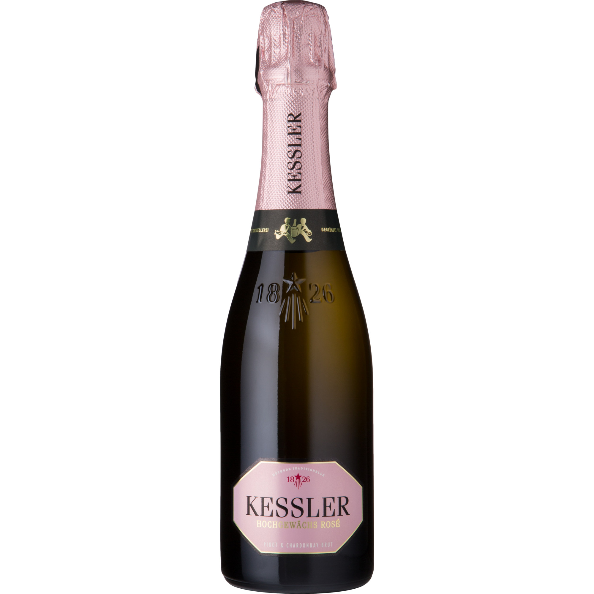Kessler Sekt Hochgewächs Rosé, Brut, Deutscher Sekt, 0,375 L, Deutscher Sekt, Schaumwein