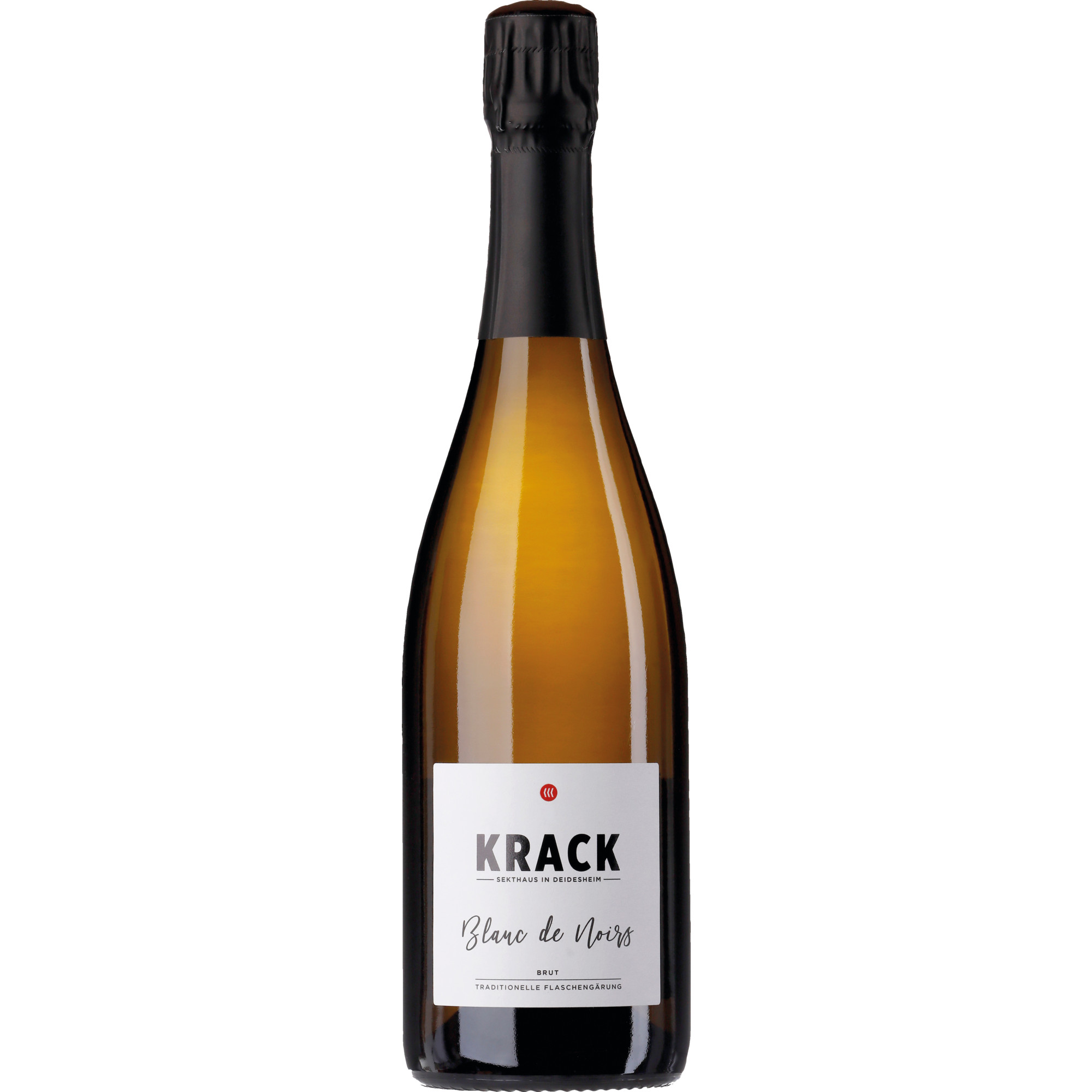Krack Blanc de Noirs Sekt, Brut, Deutscher Sekt, Deutscher Sekt, 2023, Schaumwein