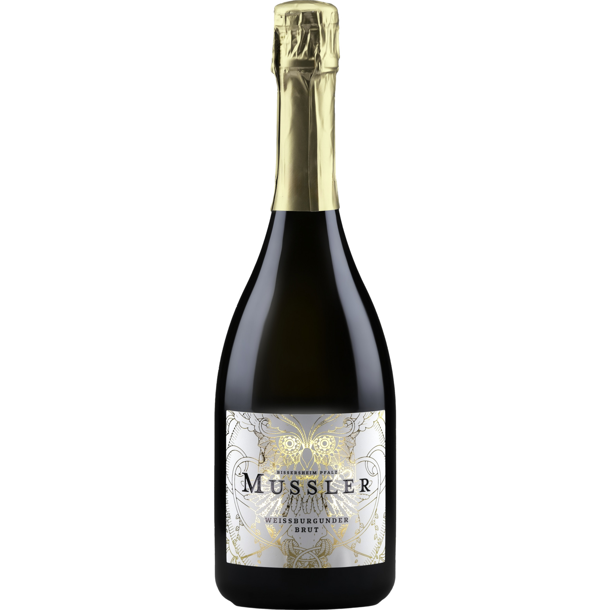 Mussler Weißburgunder Sekt, Brut, Sekt b.A, Pfalz, 2022, Schaumwein
