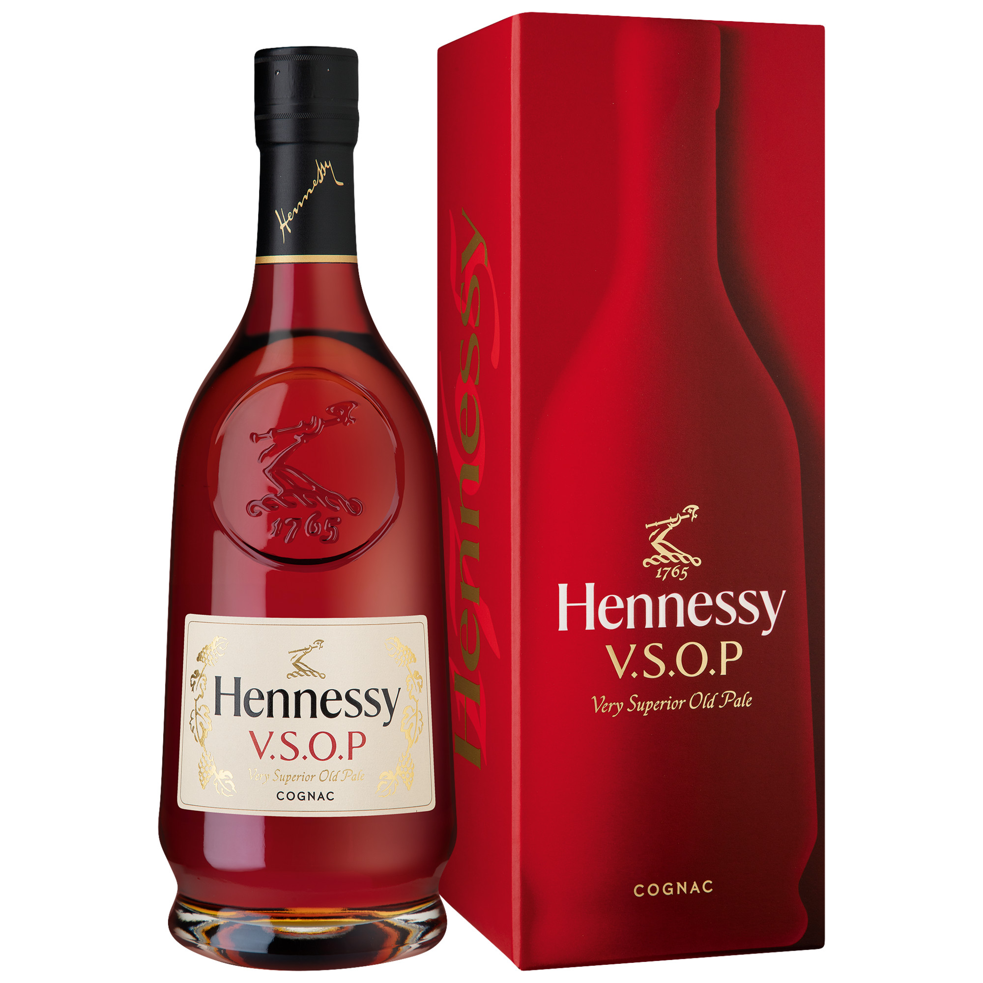 Cognac Hennessy V.S.O.P., Cognac AOP, 0,7 L, 40% Vol., in Geschenkverpackung, Spirituosen