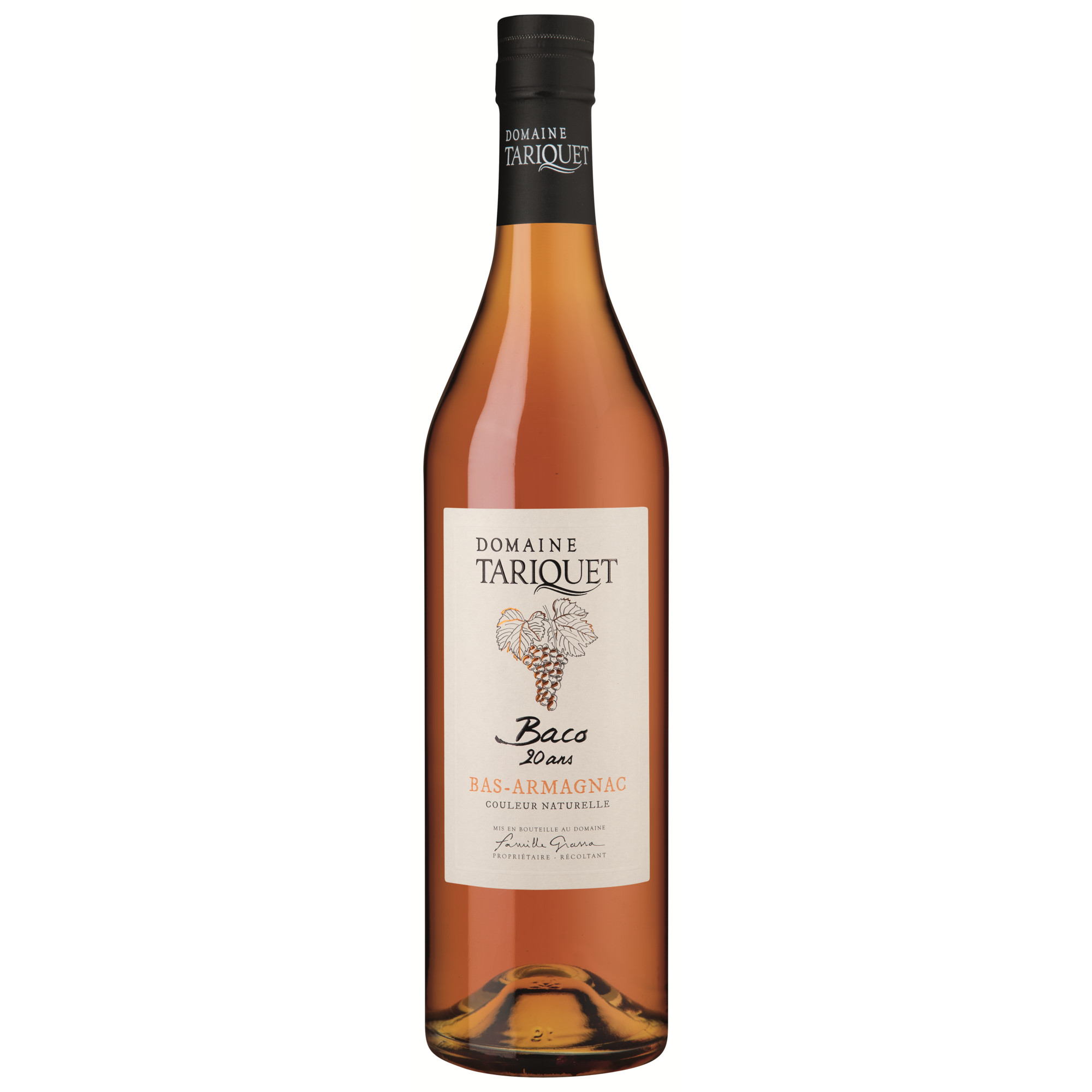 Armagnac Domaine Tariquet Baco 20 Anges, Armagnac AC, 0,7 L, 42% Vol., in Etui, Südwestfrankreich, Spirituosen