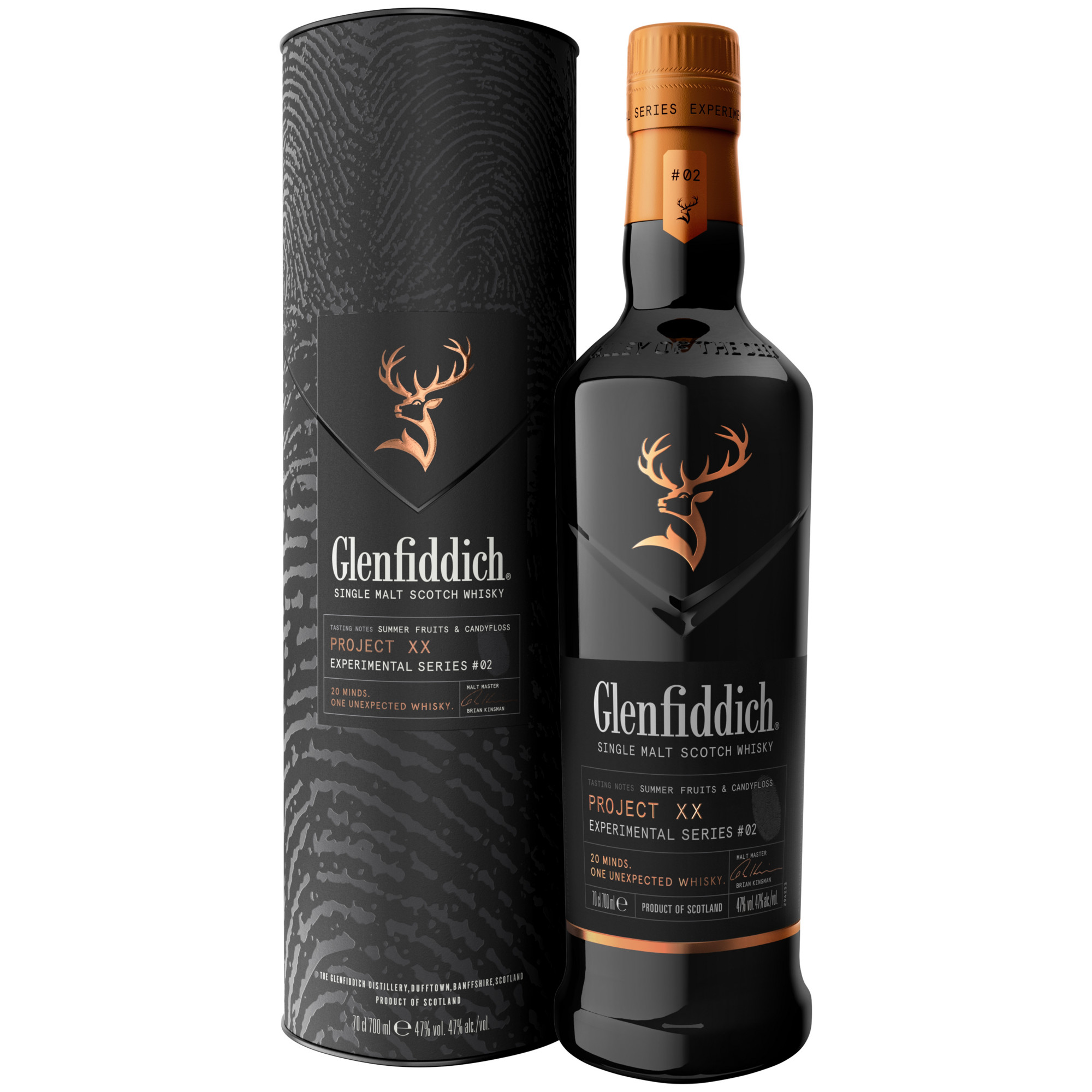 Glenfiddich Project XX Single Malt Whisky, 0,7L, 47% Vol., Schottland, Spirituosen