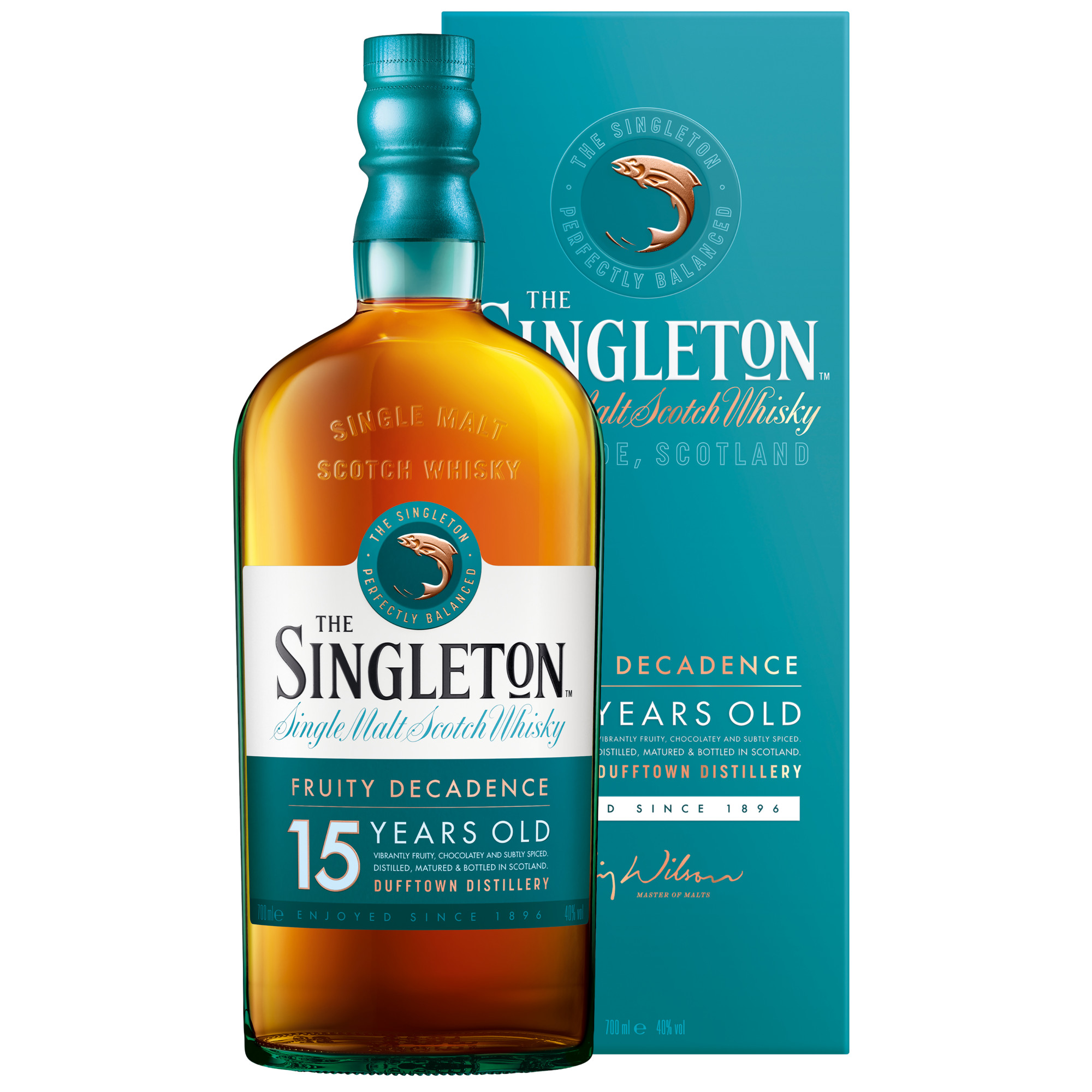 The Singleton of Dufftown 15 Years Single Malt, Scotch Whisky, 0,7 L, 40% Vol., Schottland, Spirituosen