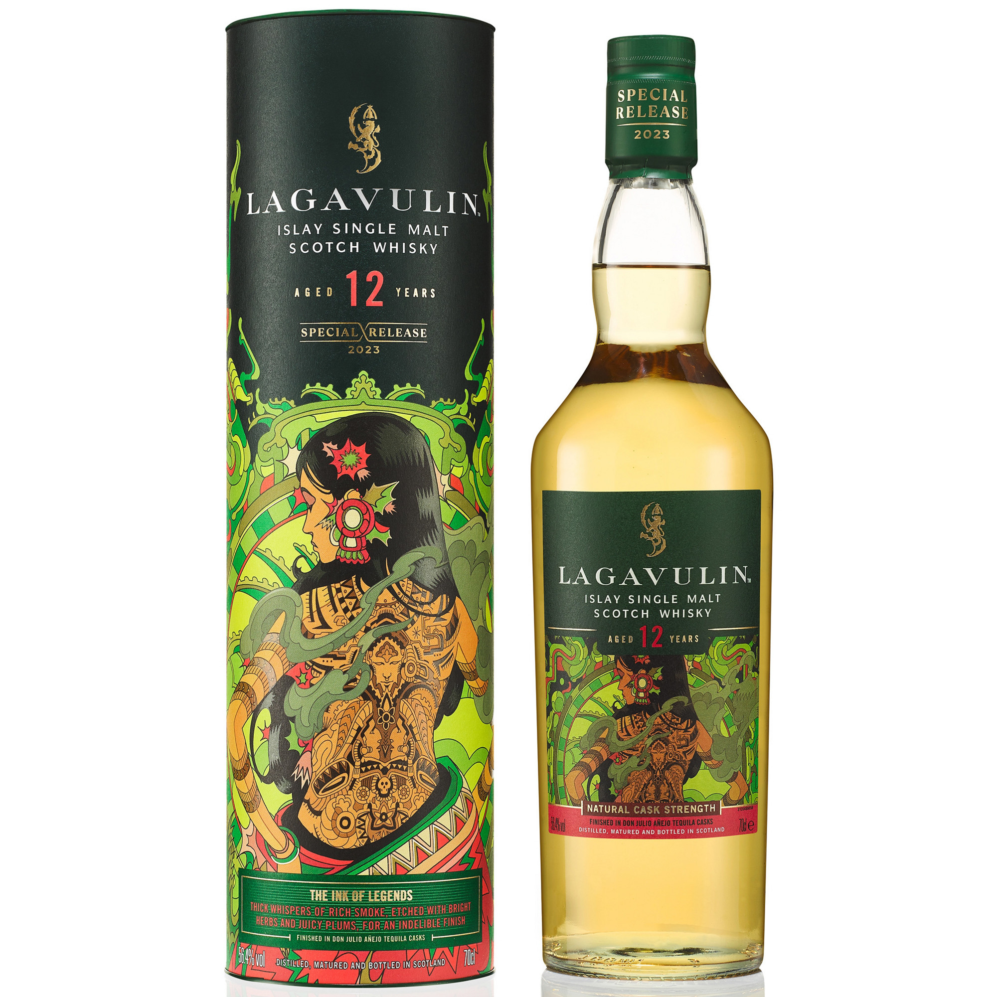 Lagavulin 12 Years Single Malt Scotch Whisky, 2023er Special Release 56,4 % vol. 0,7 L, Schottland, Spirituosen