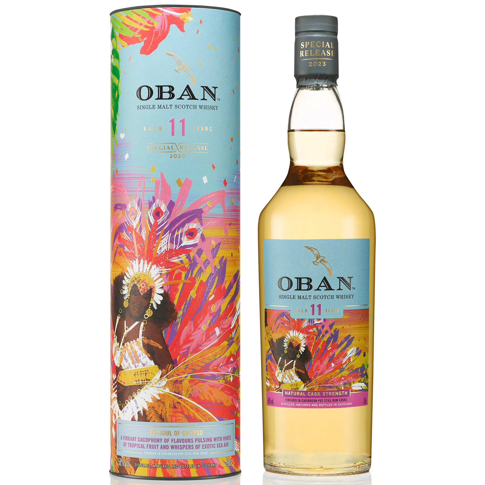 Oban 11 Years Single Malt Scotch Whisky, 2023er Special Release, 0,7 L, 58% Vol., Schottland, Spirituosen